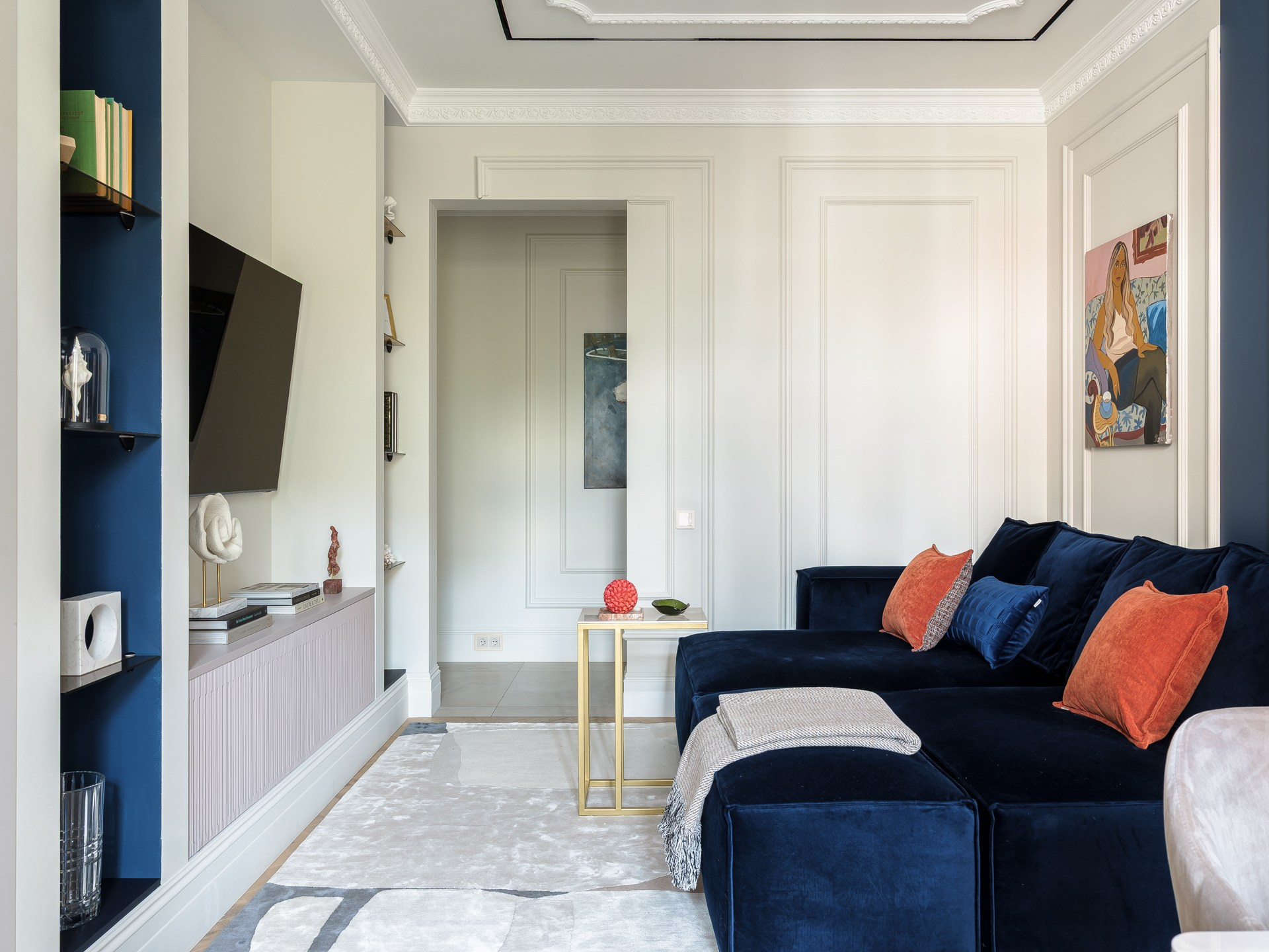 Проект: Б. Черемушкинская | Элегантная мягкость интерьера