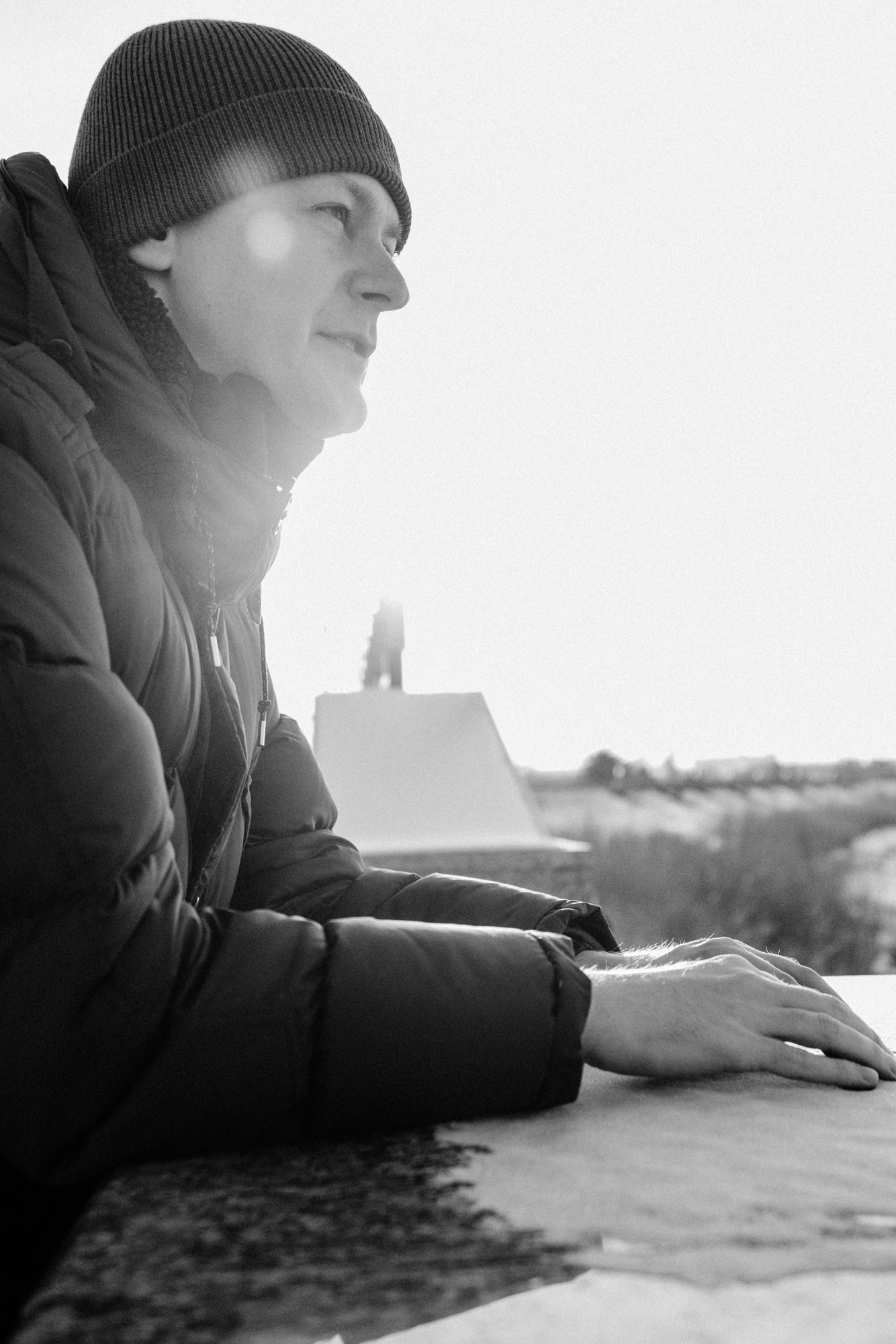 Мужской портрет зимой, Тюмень | Фотограф Дарья Мустафина. Портретный фотограф Тюмень Дарья Мустафина