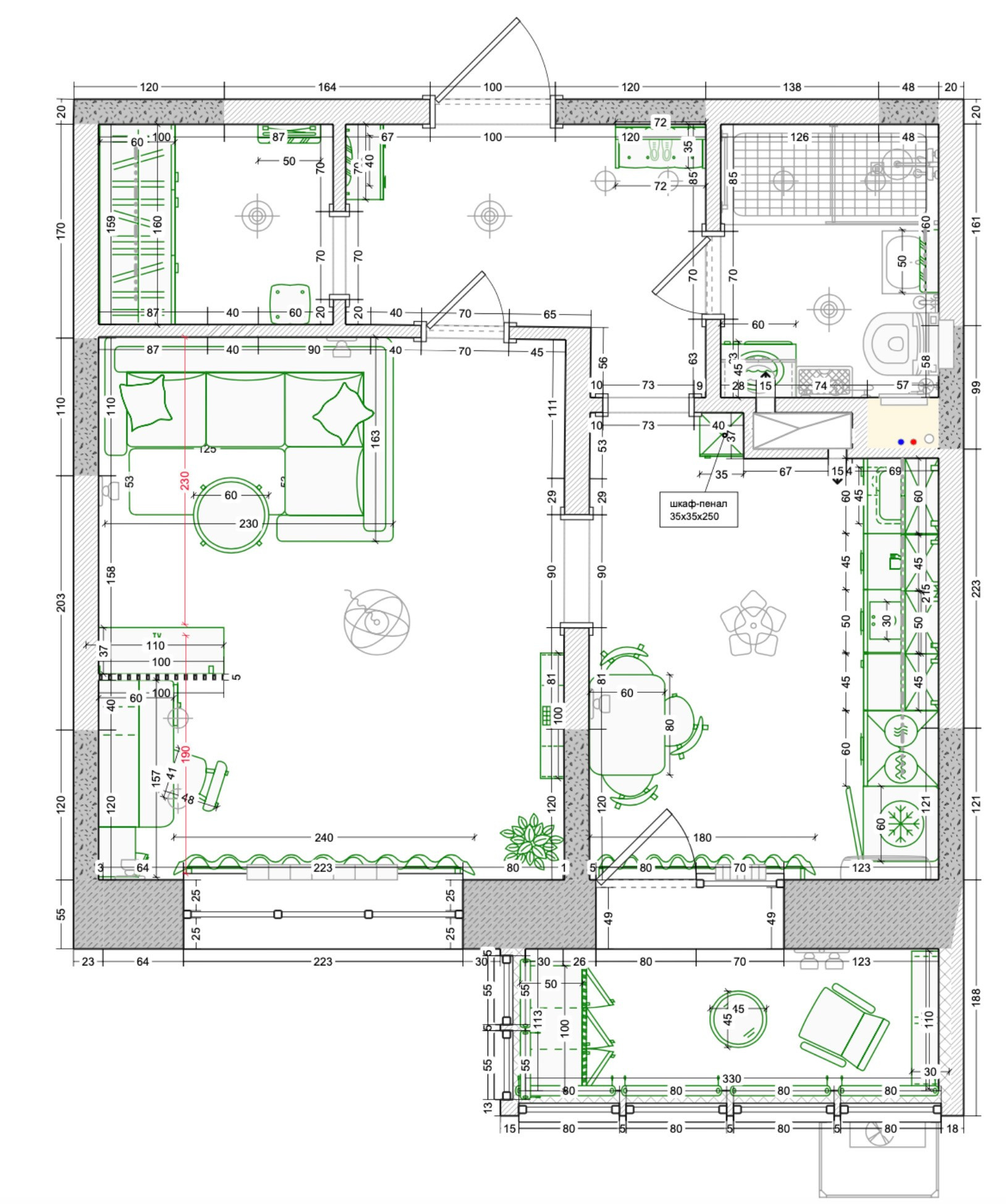 Инвестобъект SS11. Solntsevstudio — investment renovation, flipping, and real estate design in Moscow and the Moscow region