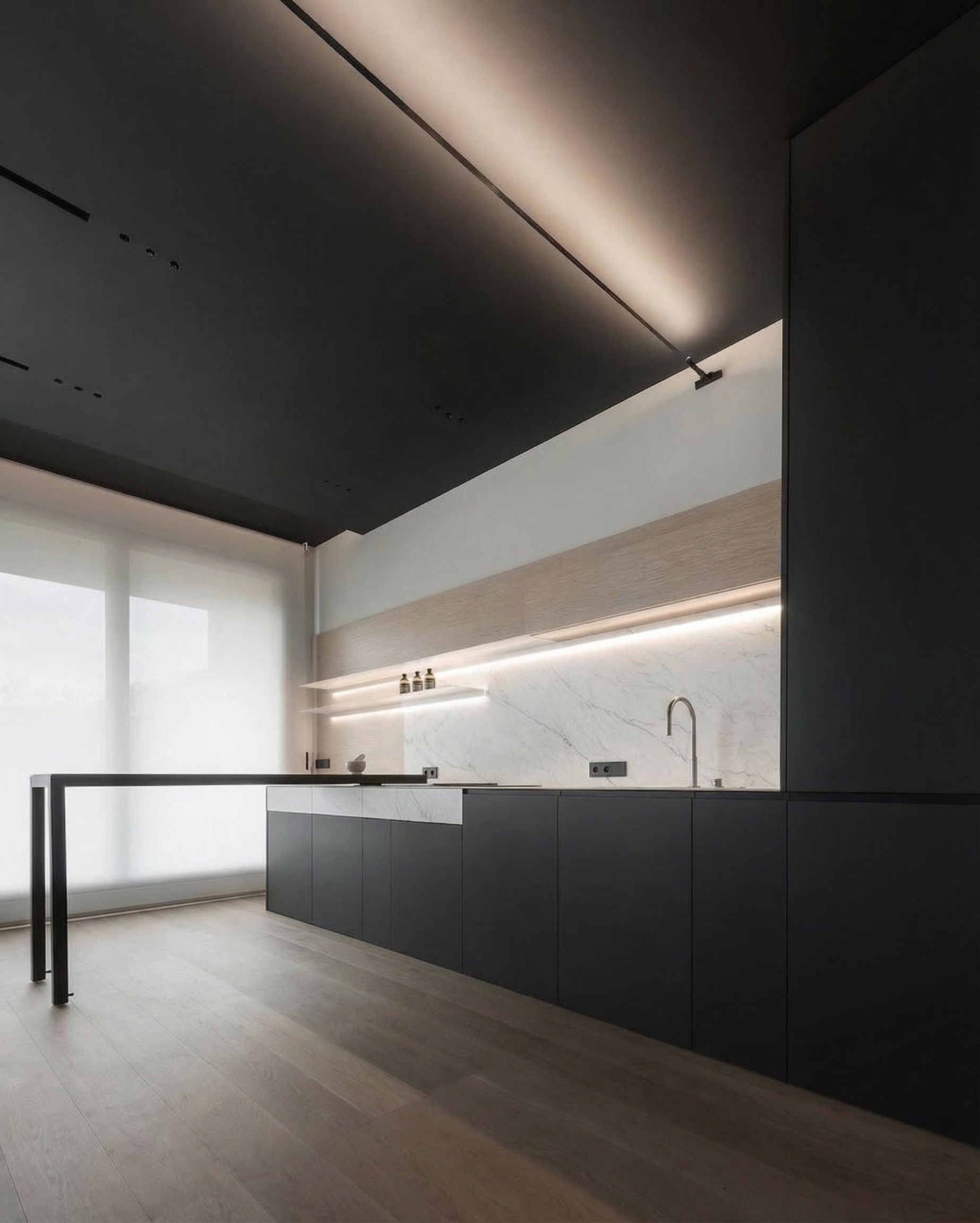 Дизайн квартиры 80 м² в стиле минимализм | Дизайнер Валерия Котович