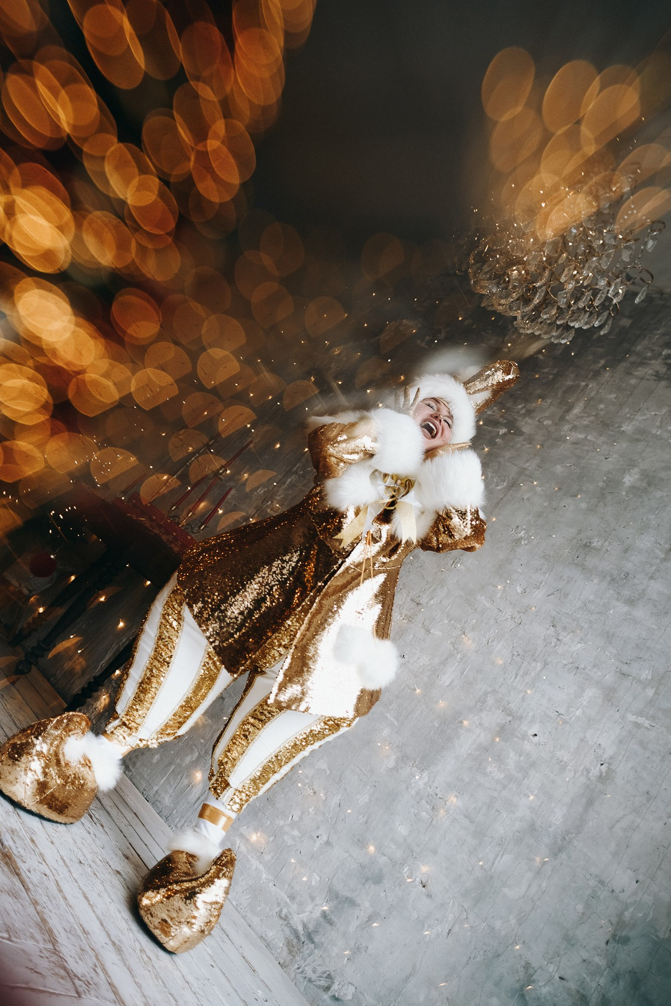 Новогодняя креативная фотосессия в Тюмени | Фотограф Дарья Мустафина. Портретный фотограф Тюмень Дарья Мустафина