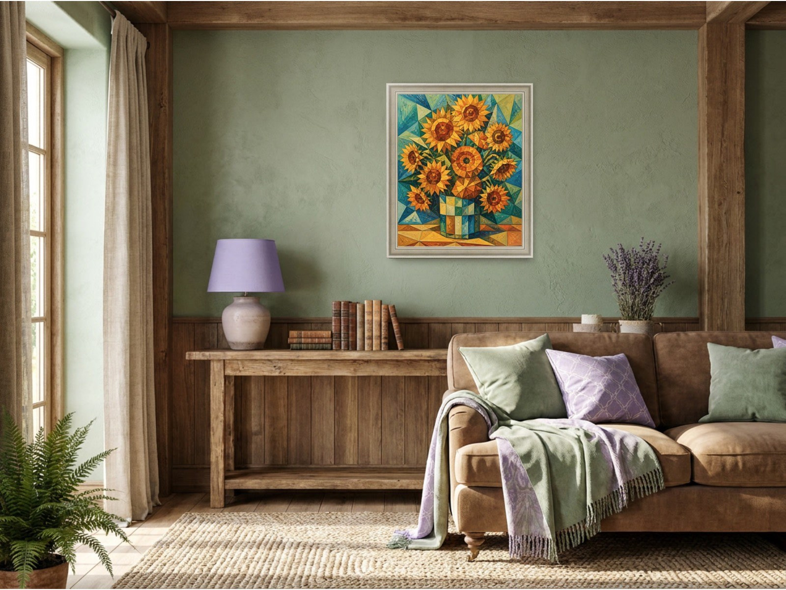 12 подсолнухов. Эскиз NeoHand Art.