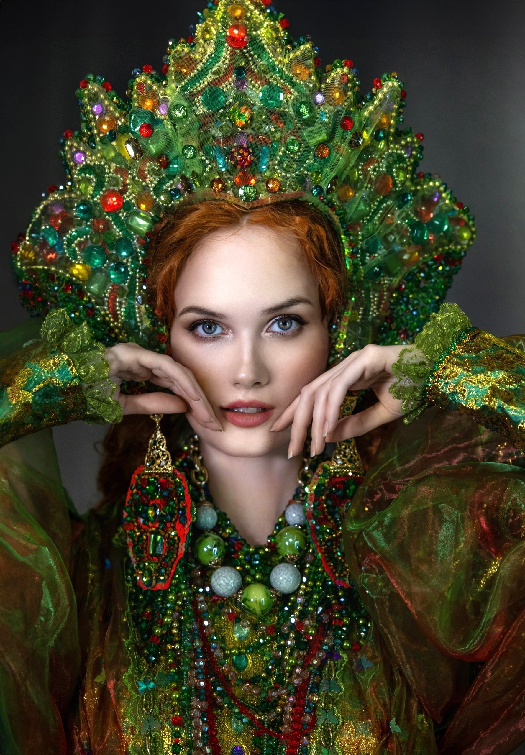 Царевна Лягушка. Русские народные костюмы в Москве