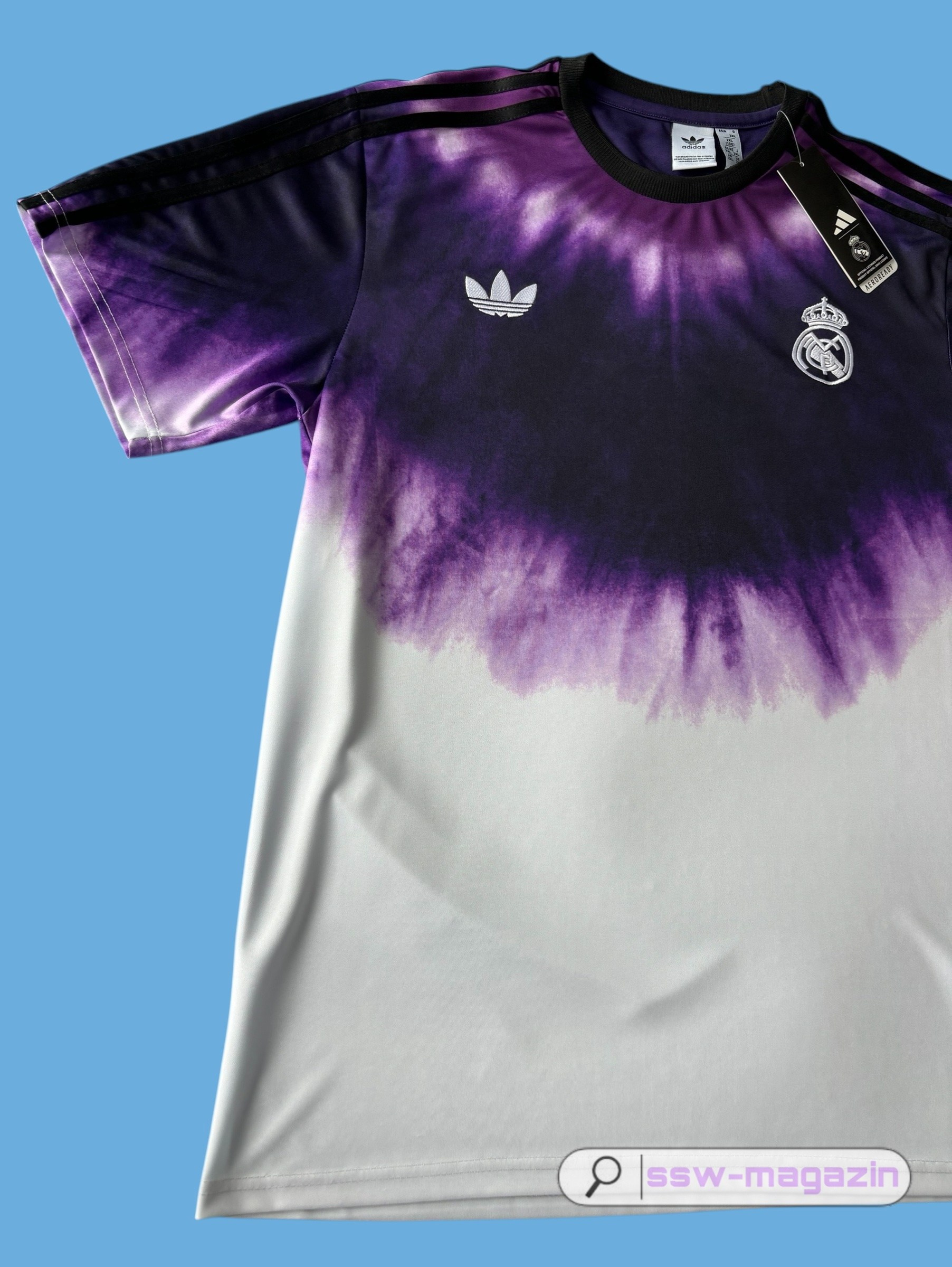 Футболка Real Madrid градиент 2025-2026. Футбольный магазин — ssw_magazin