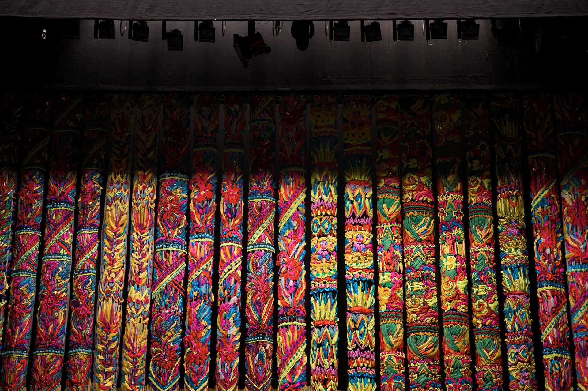 Декорации для балета «Озорные частушки» | Театр балета им. Якобсона. История занавеса. Превращаем идею в технологию