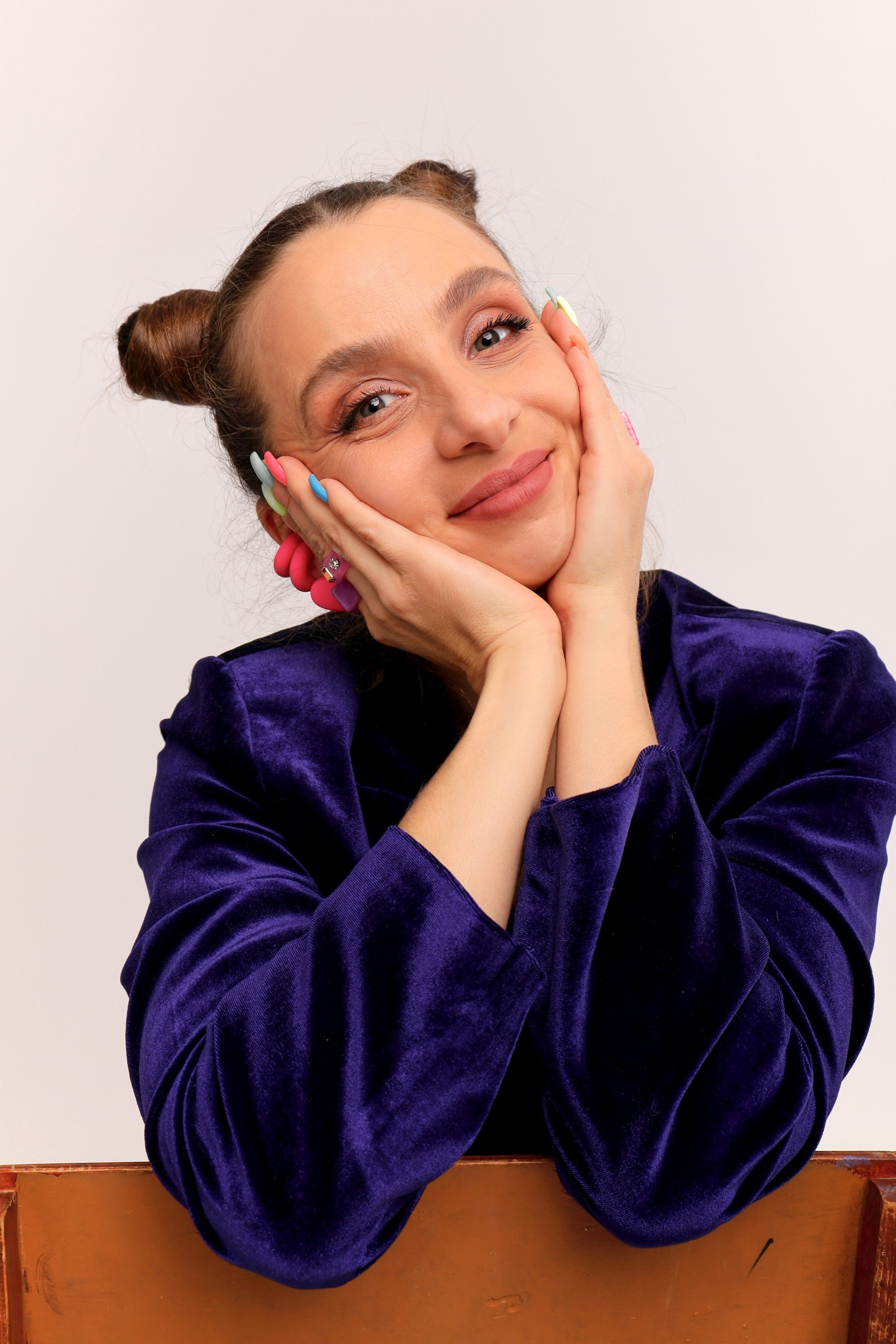 Фотосессия в студии для ведущей