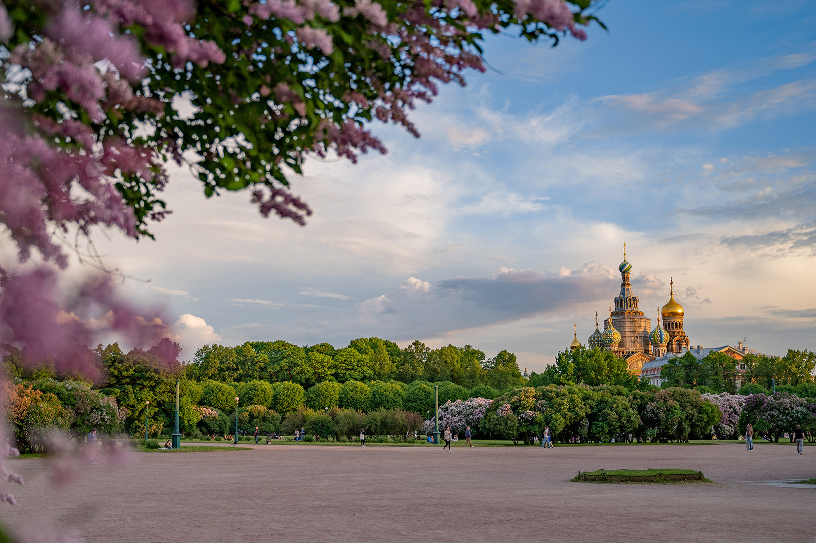 Съёмки в парках и садах Петербурга