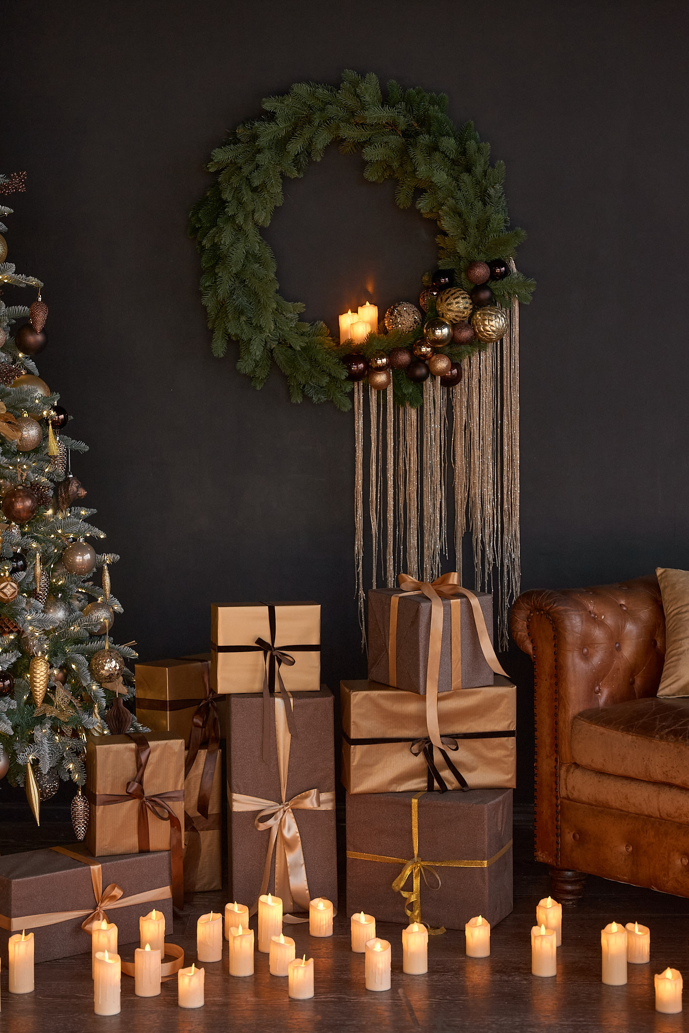 Новогодние студии, Новогодние залы для фотосессии в Санкт-Петербурге. Новогодние семейные фотосессии в СПб. Женский фотограф Санкт-Петербург Александра Колий