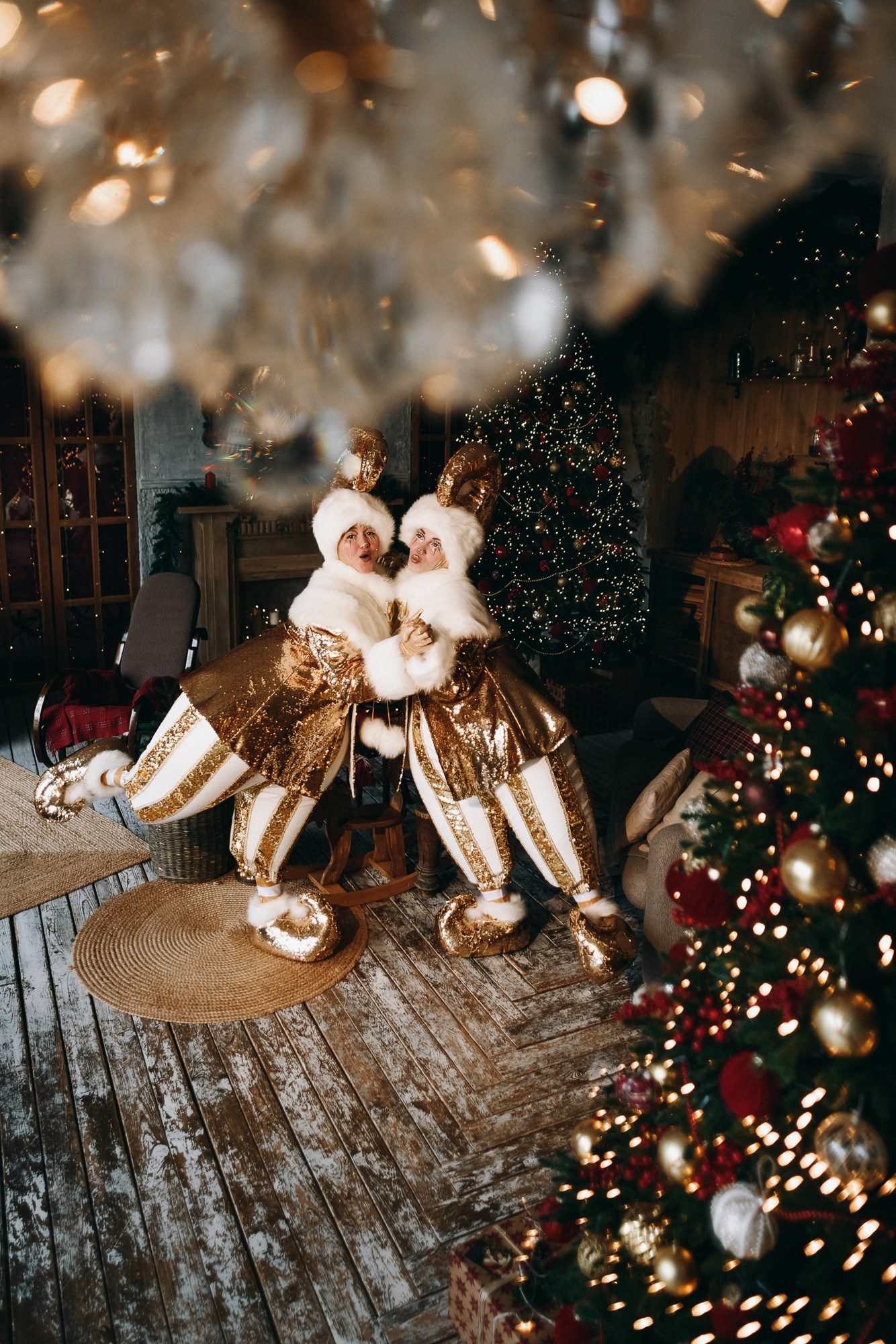 Новогодняя креативная фотосессия в Тюмени | Фотограф Дарья Мустафина. Портретный фотограф Тюмень Дарья Мустафина