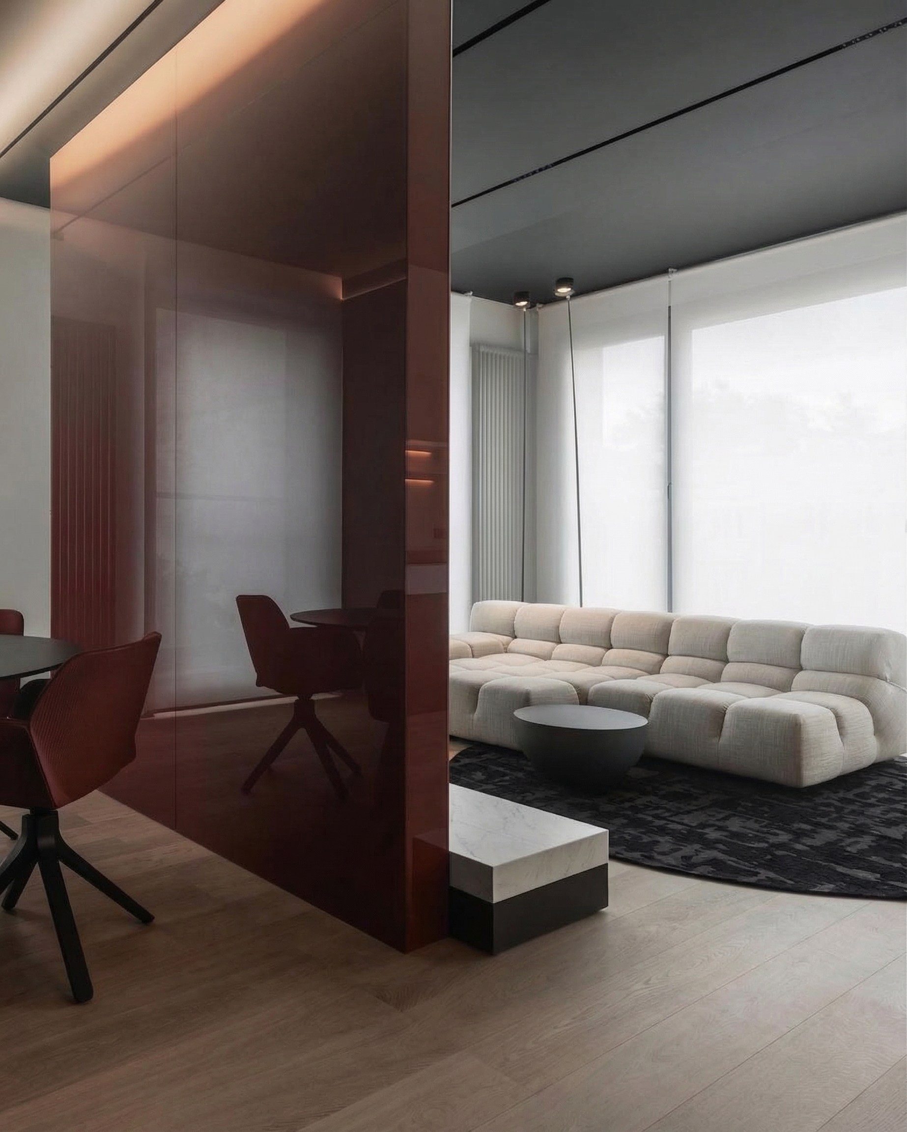 Дизайн квартиры 80 м² в стиле минимализм | Дизайнер Валерия Котович