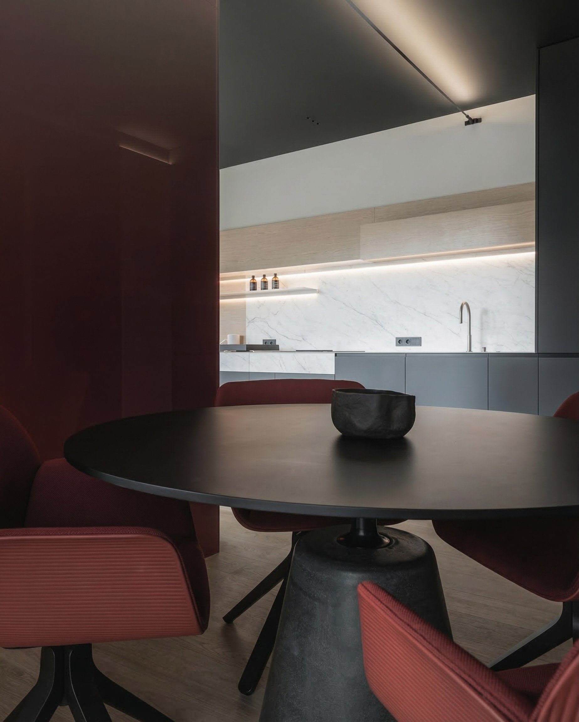 Дизайн квартиры 80 м² в стиле минимализм | Дизайнер Валерия Котович