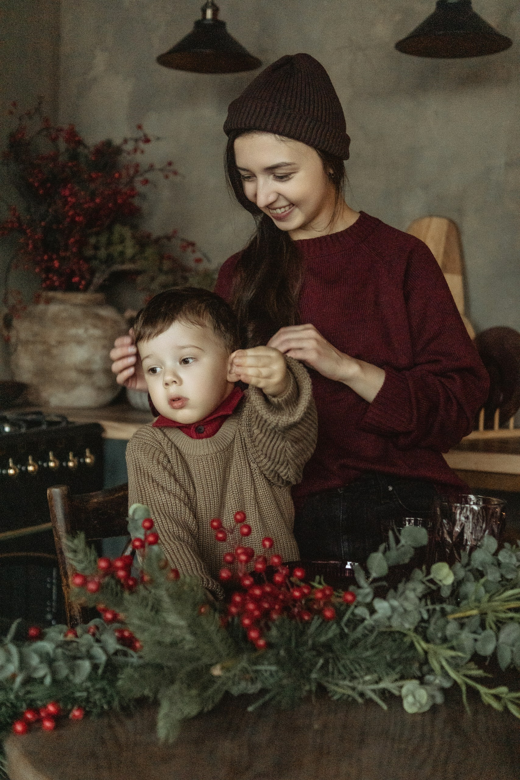 Новогодняя съемка в Мимике. Портретный и семейный фотограф в Санкт-Петербурге Чугунова Анастасия