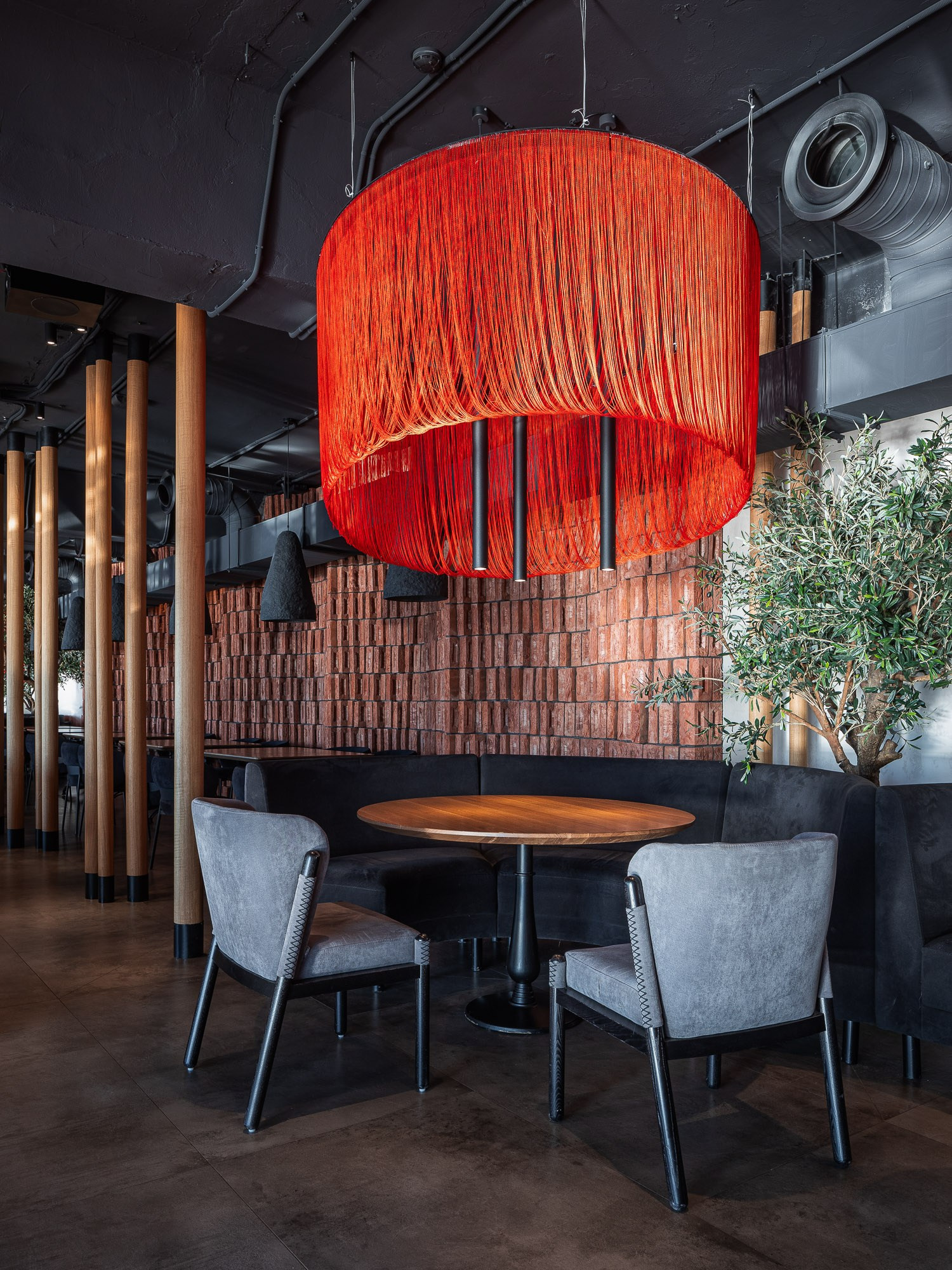 HVANCH restaurant in Saratov Russia designed by QUADRUM STUDIO