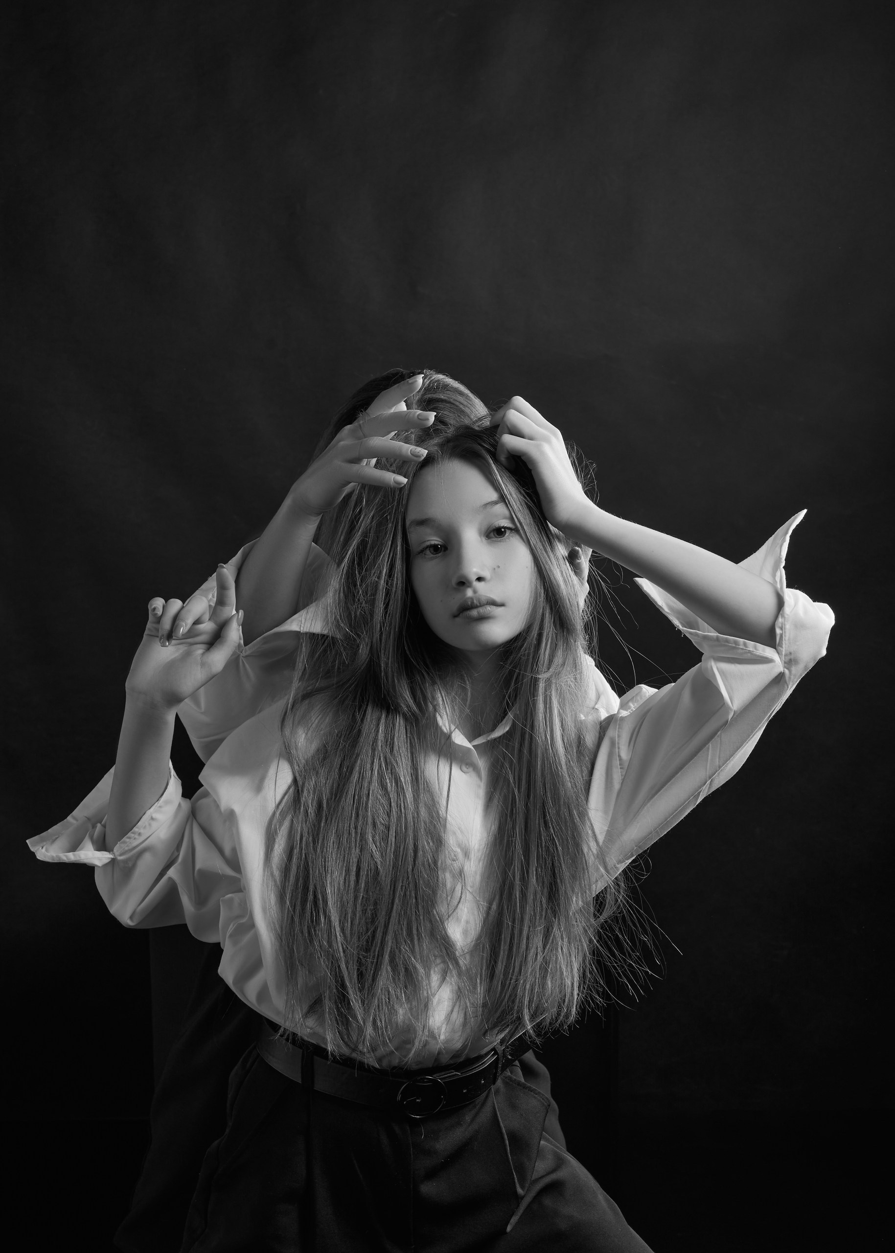 Семейная фотосессия для мамы и дочери