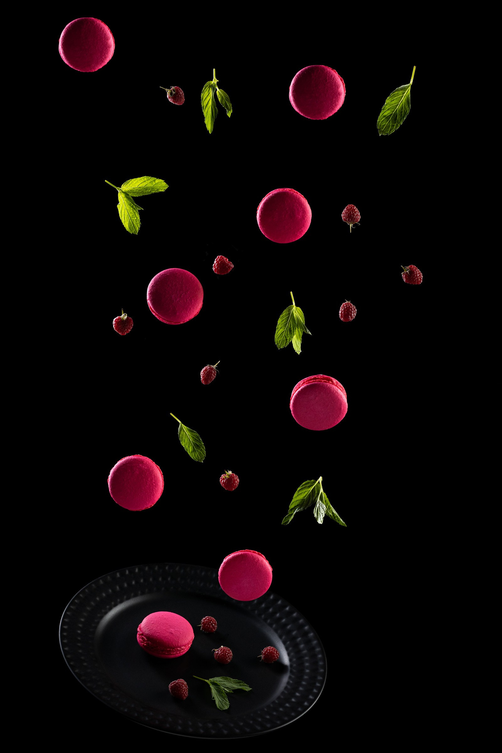 Фотография пирожных макарунов