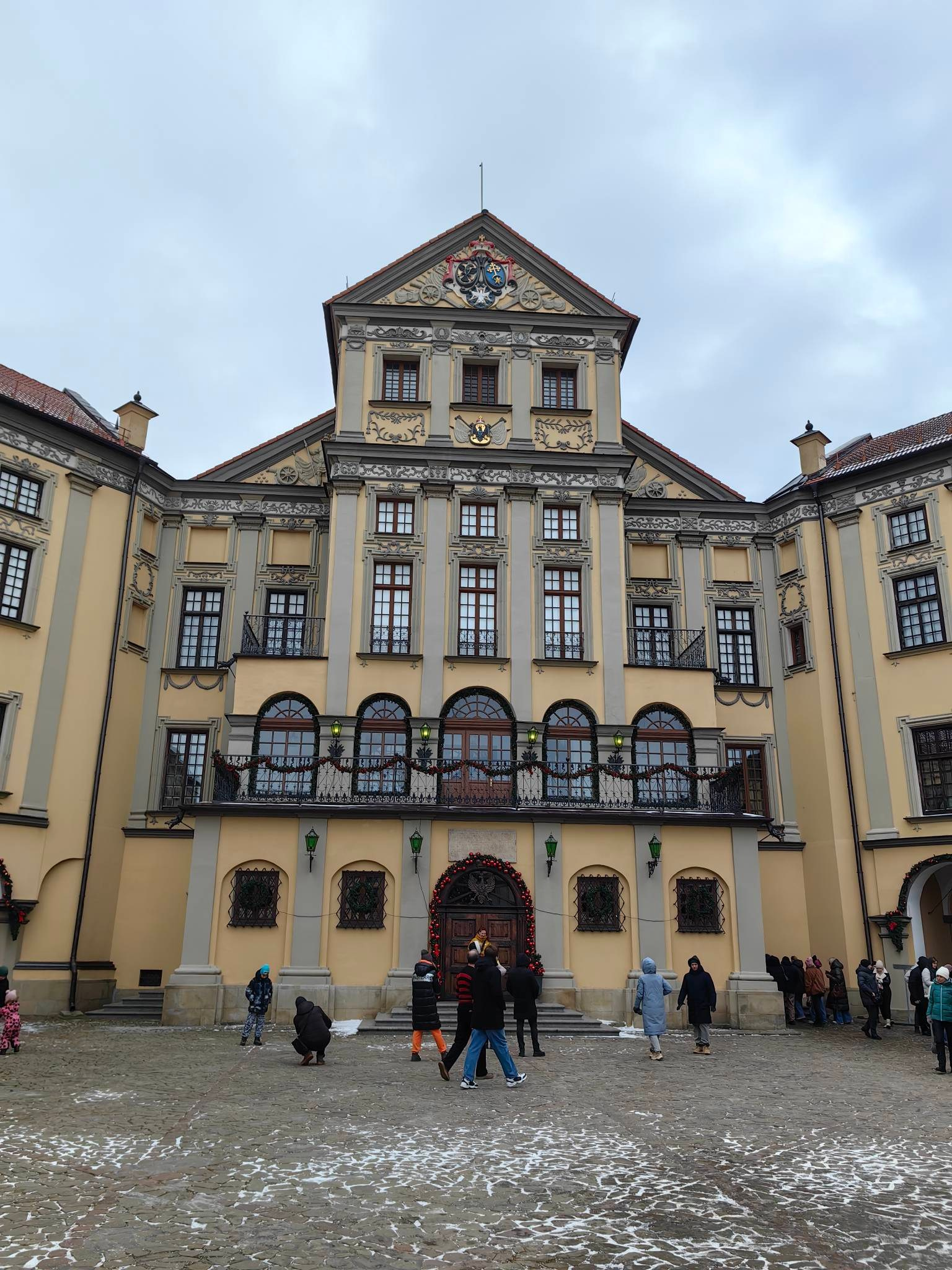 Внутренний двор замка Несвиж