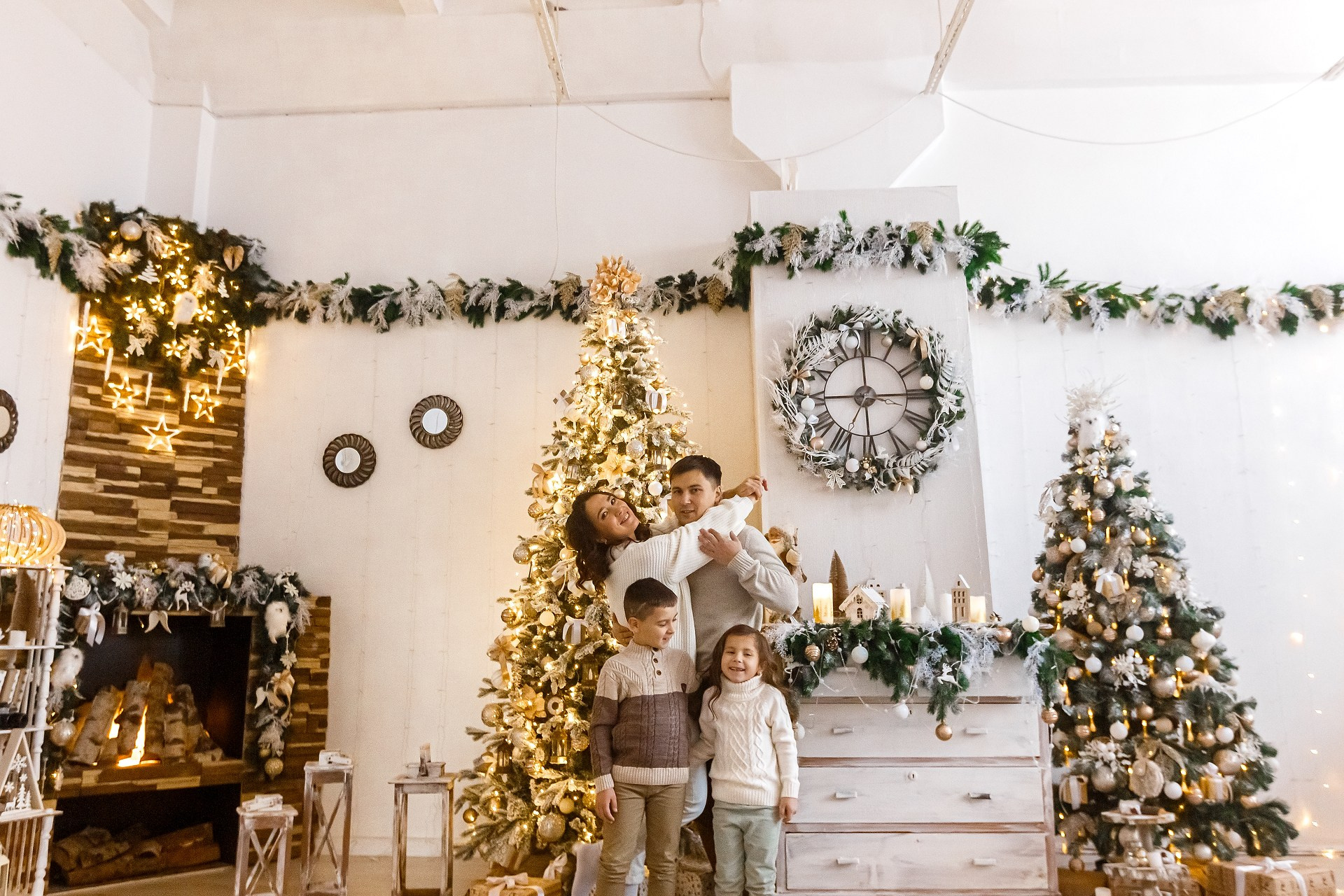 Новогодняя фотосессия в студии или на дому: семейный фотограф. Свадебный фотограф в Москве | Антон Матвеев