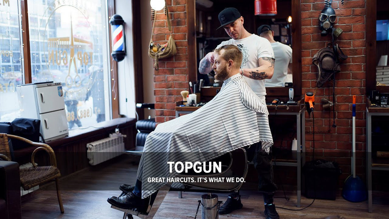 TOP GUN международная сеть барбершопов