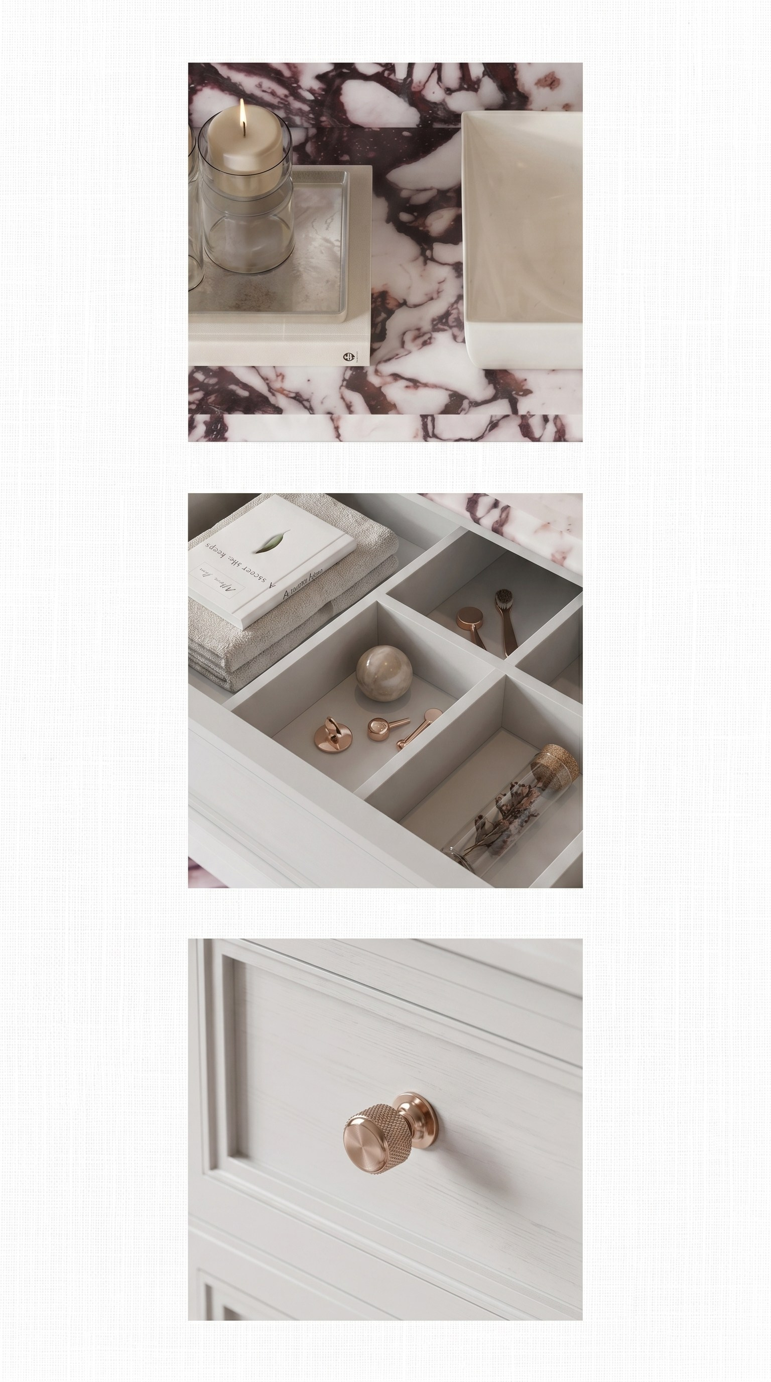 Комоды Dantone Home, варианты с раковинами. Ксения. 3D‑визуализатор