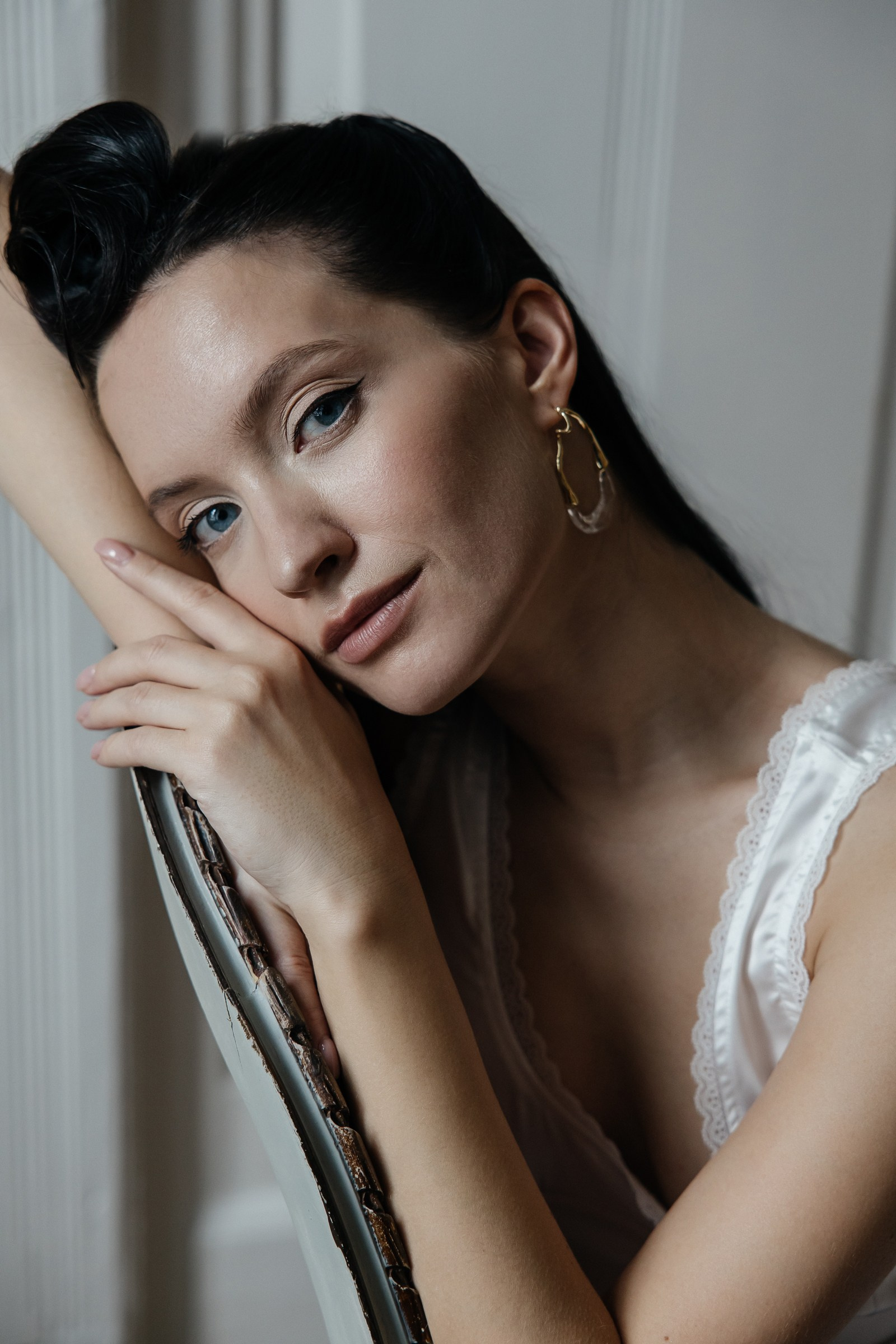 Женский портрет в студии. Свадебный фотограф в Москве Элина Ларченкова. Фото, которые цепляют