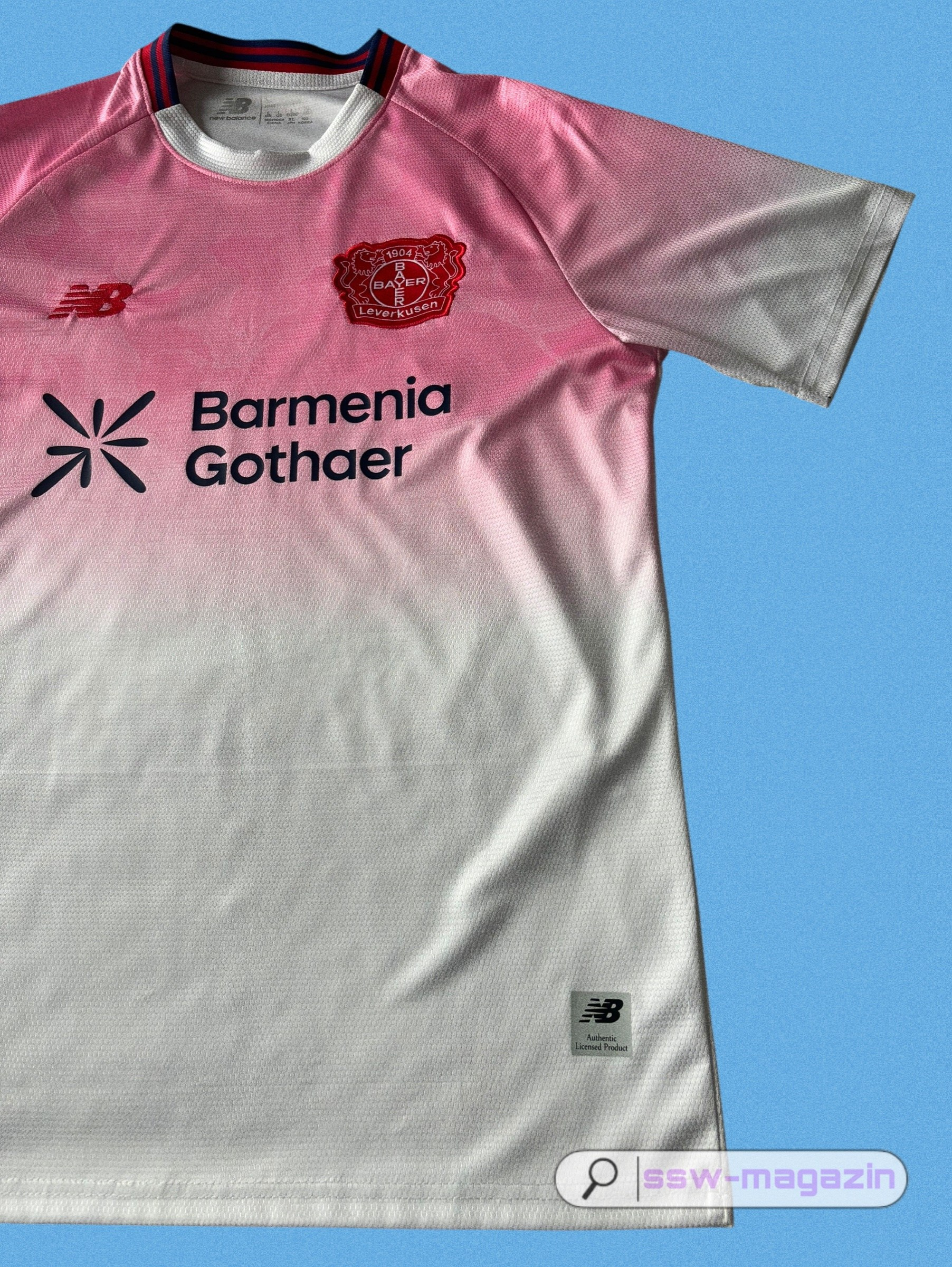 Футболка Bayer 04 Leverkusen розовая купить. Футбольный магазин — ssw_magazin
