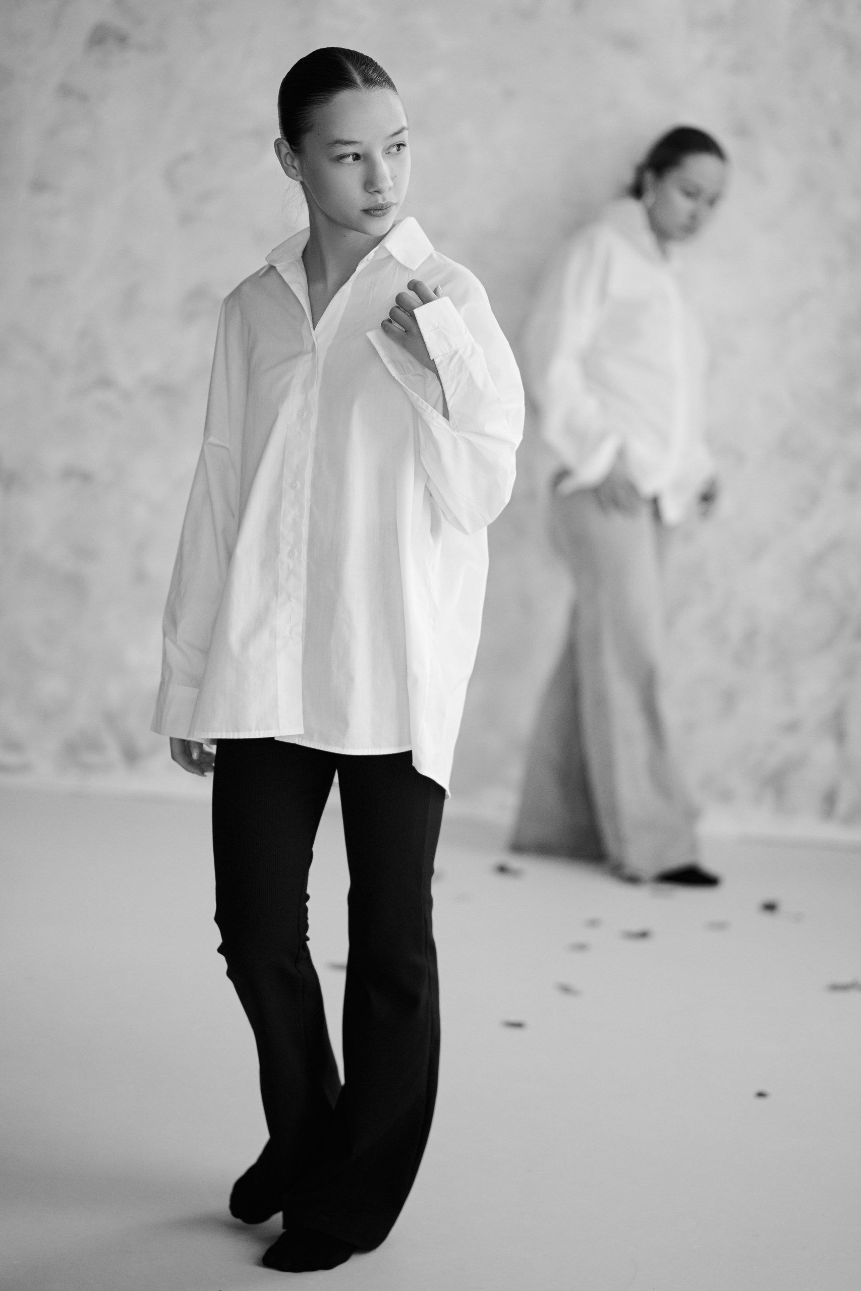 Фотосессия с живыми цветами