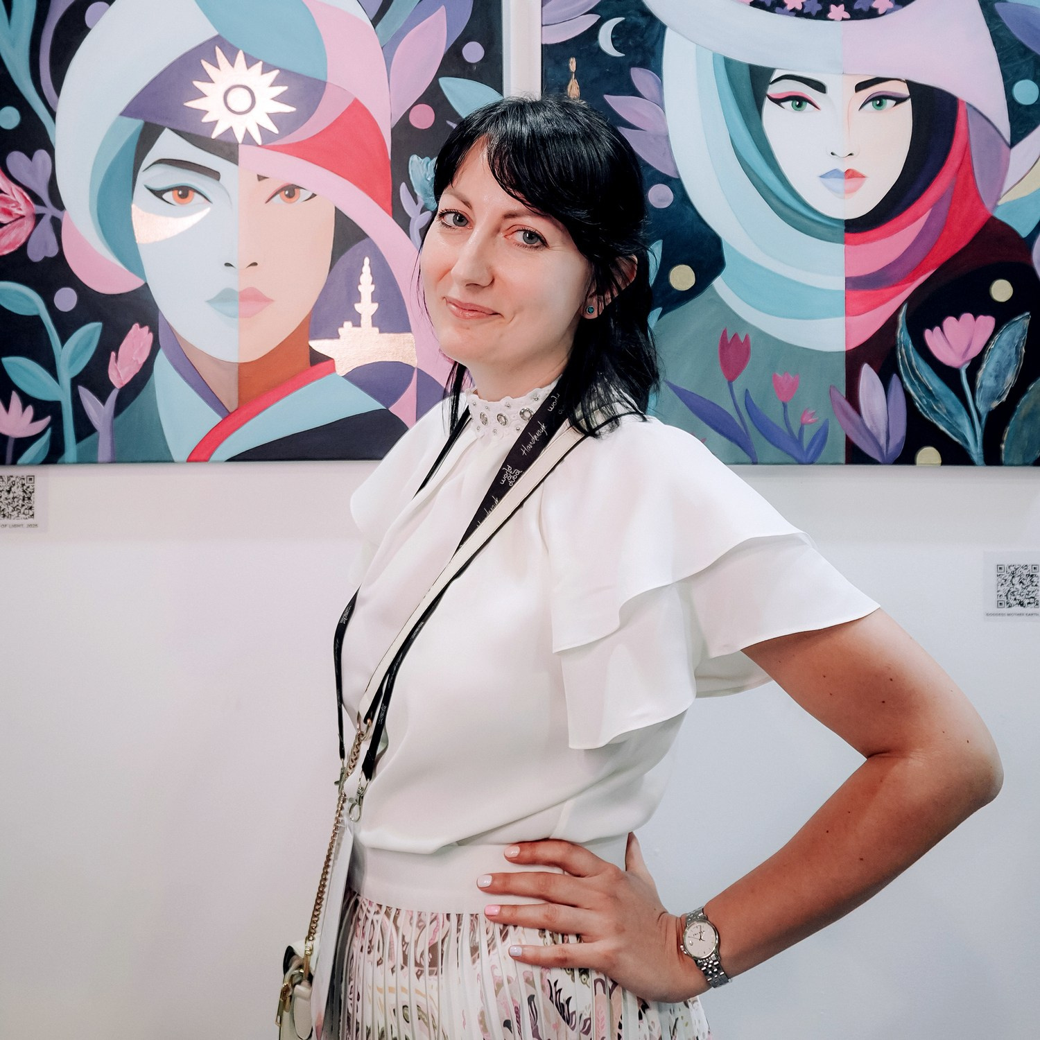 WORLD ART DUBAI 2025. Художник Анастасия Кисткина, Петербург