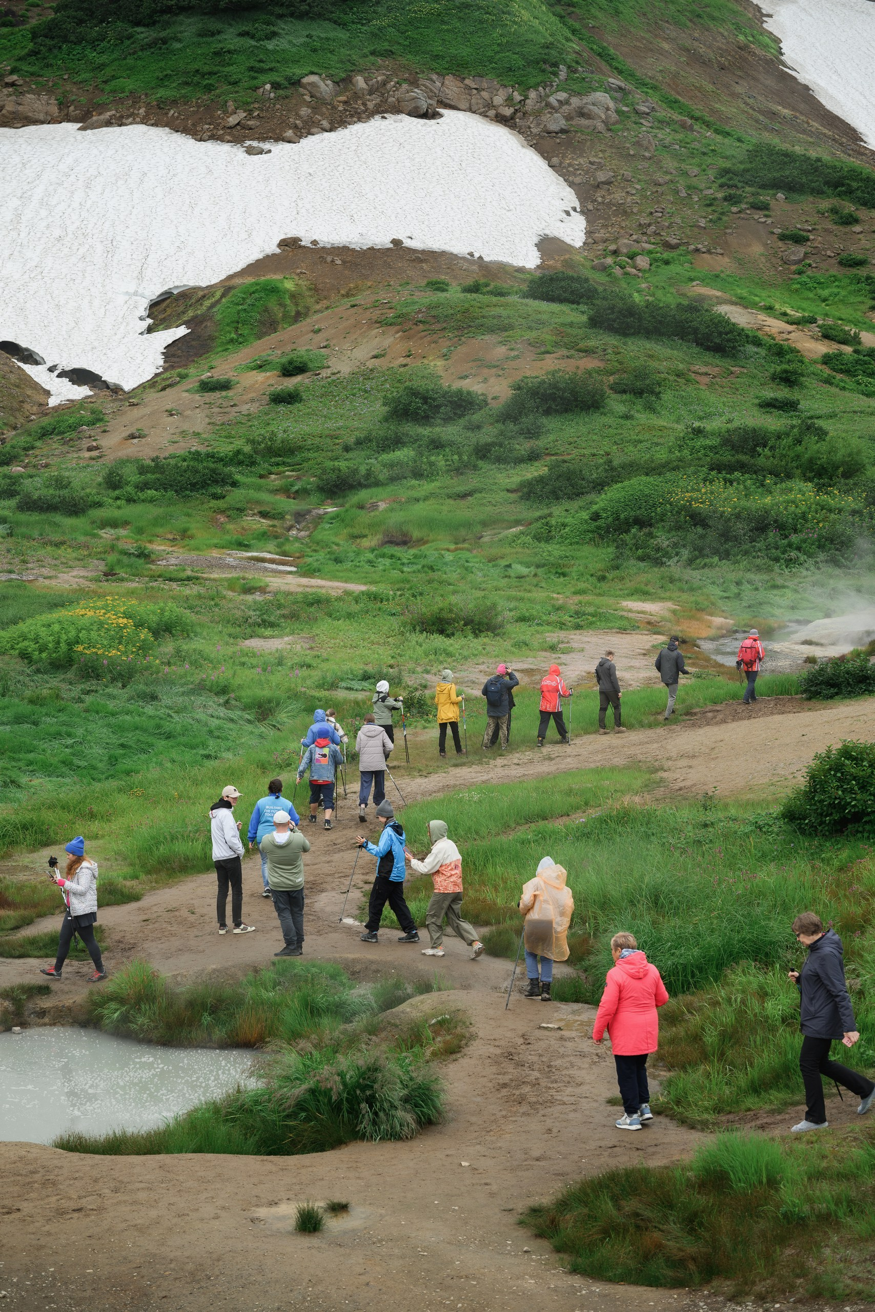 Профессиональная съемка восхождения на Мутновский вулкан в рамках экофорума. Фотограф Камчатка Тимофей Тимофеенко