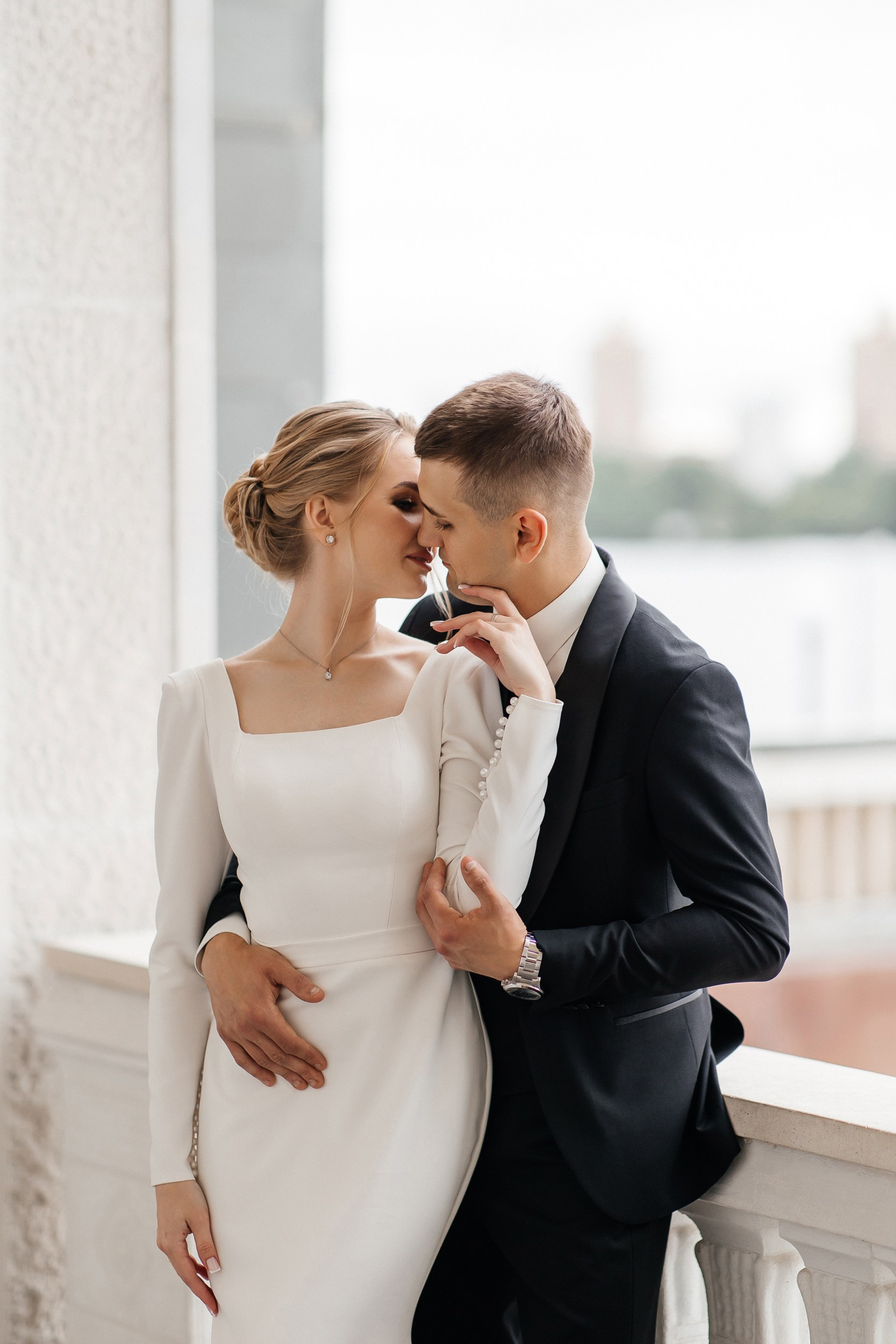 Свадебная прогулка на Северном Речном вокзале в Москве