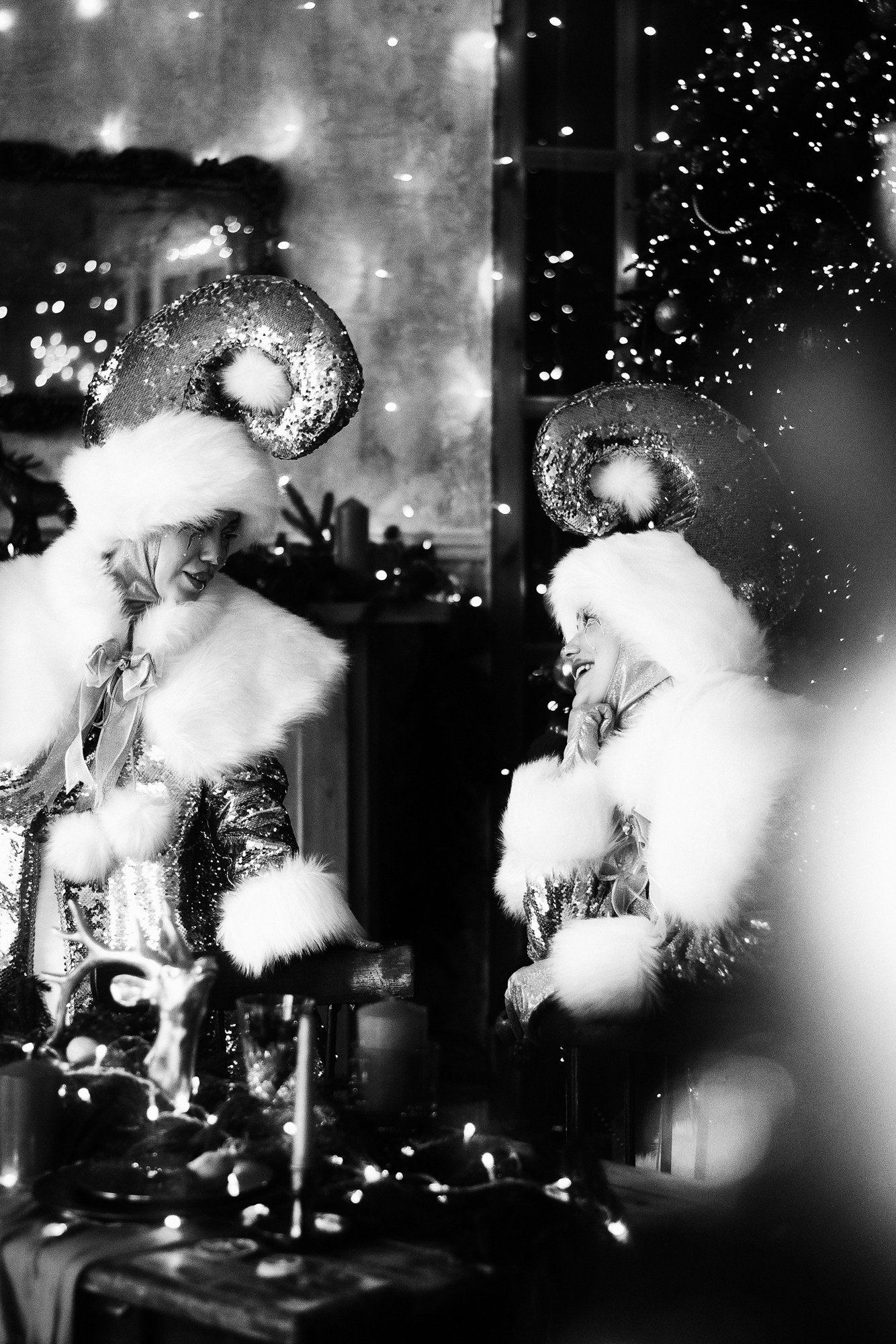 Новогодняя креативная фотосессия в Тюмени | Фотограф Дарья Мустафина. Портретный фотограф Тюмень Дарья Мустафина