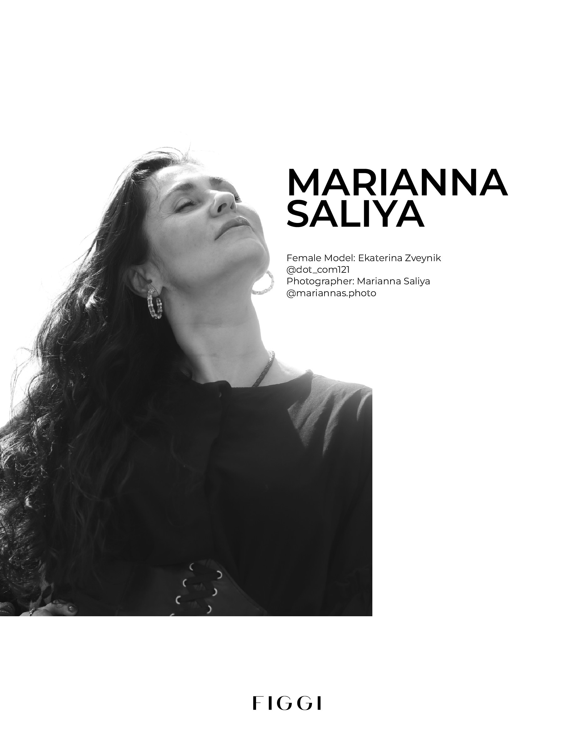 Публикация в июльском номере миланского Figgi. Фотограф. Москва. Мужские и женские портреты