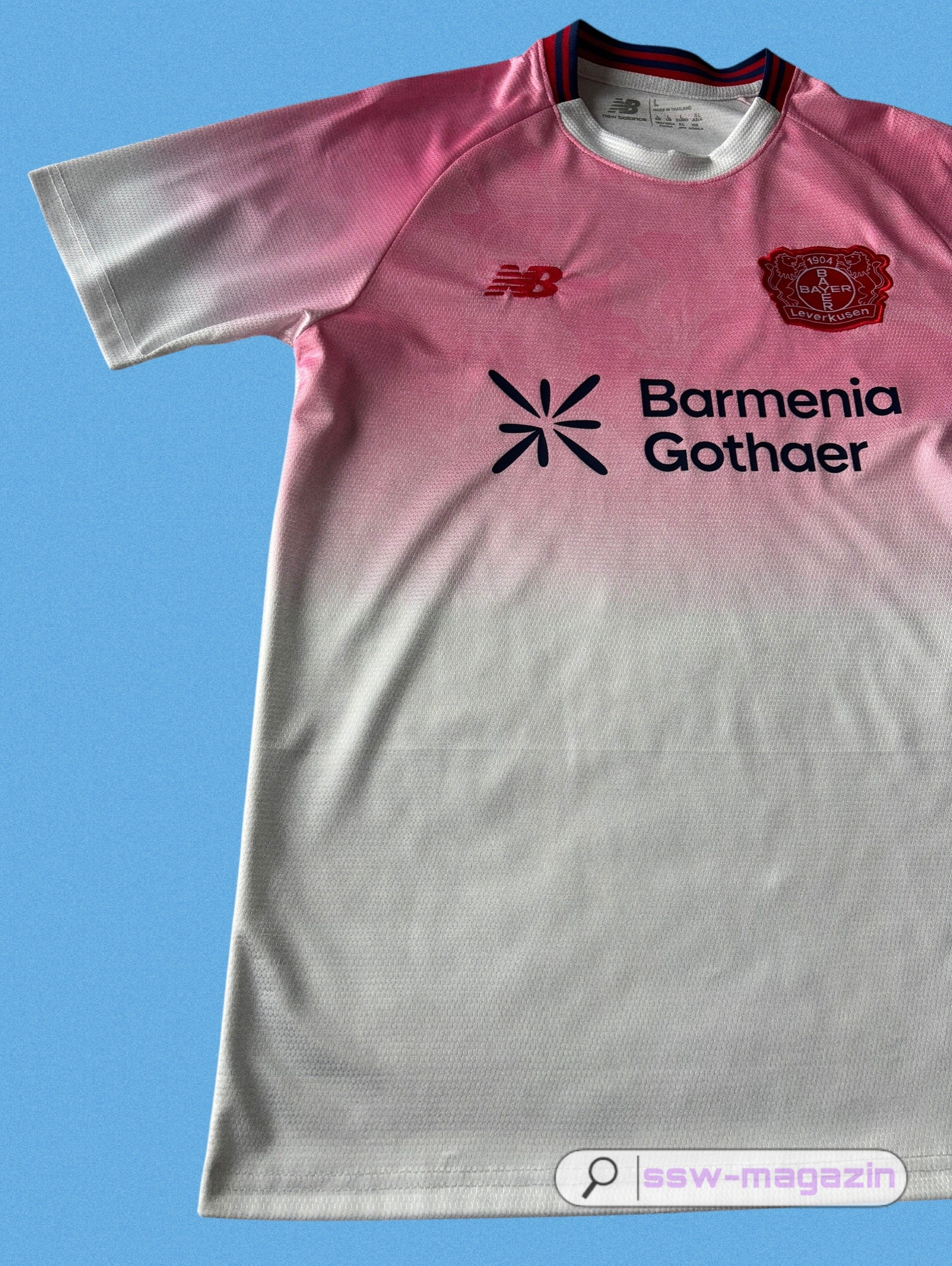 Футболка Bayer 04 Leverkusen розовая купить. Футбольный магазин — ssw_magazin