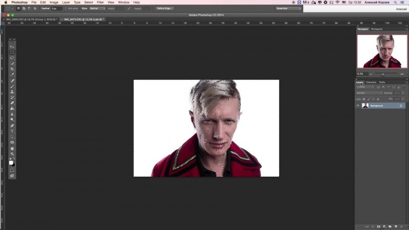 Повышение контраста в Lab. Портретный фотограф в Санкт-Петербурге Алексей Корзов