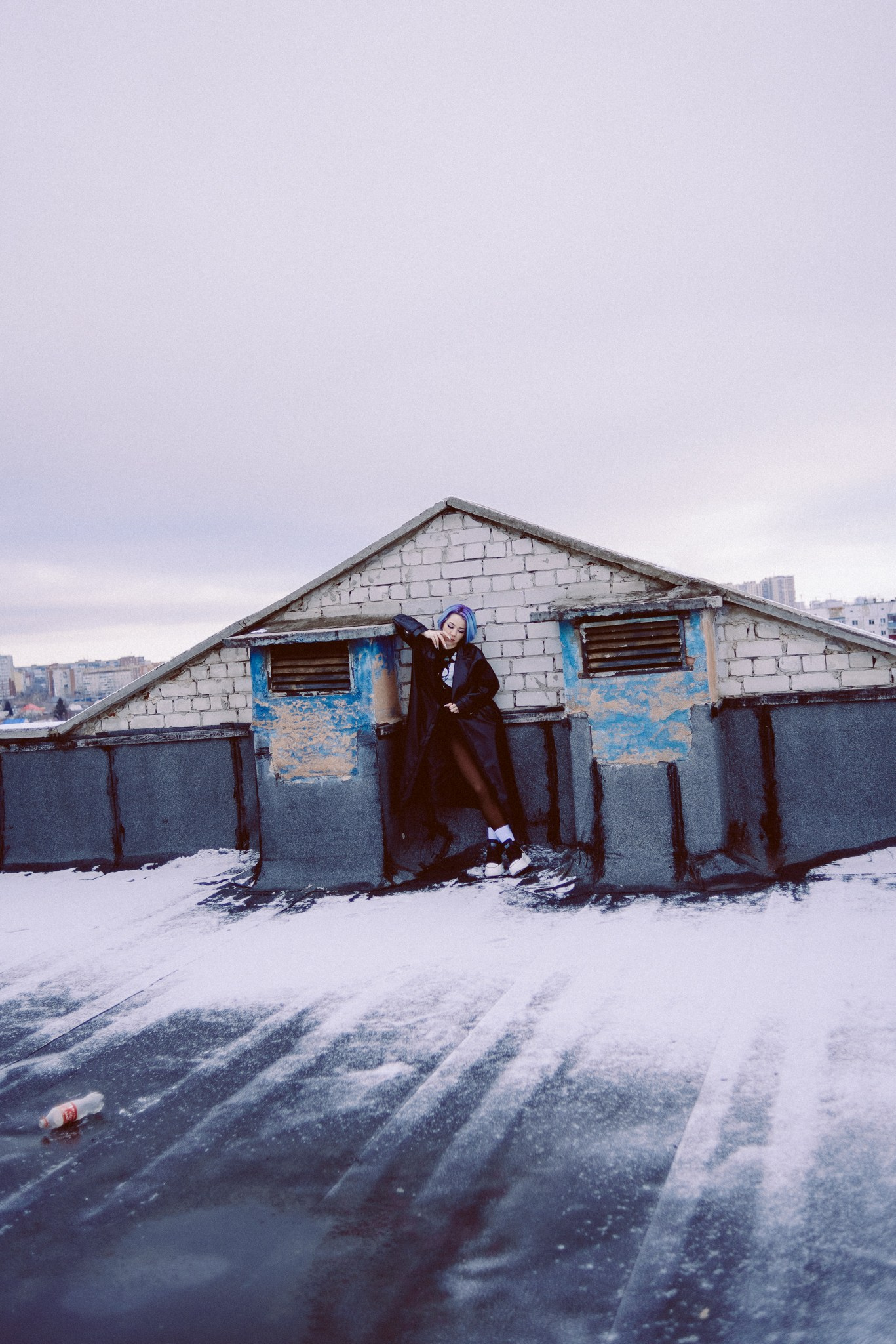 Современная женская съемка: дерзкий образ и городская эстетика