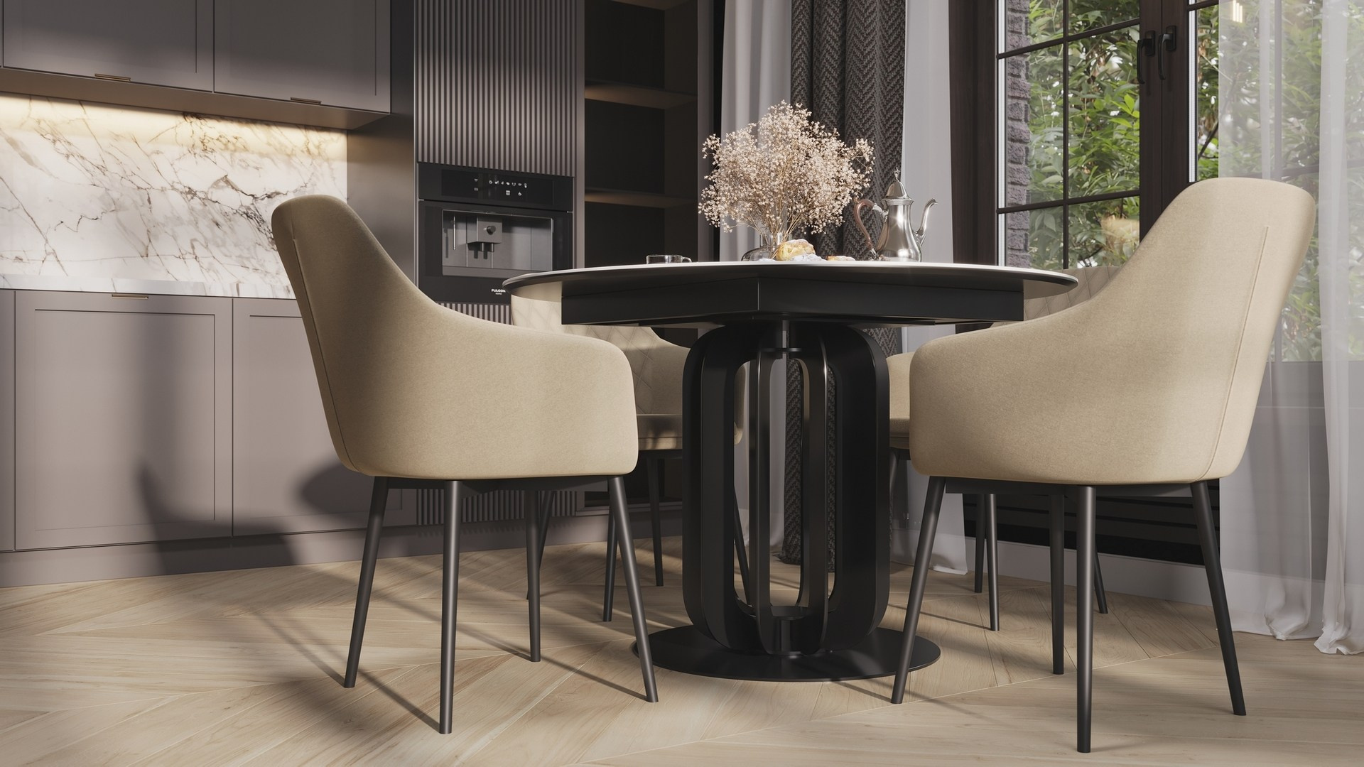 Обеденные группы MGS мебель. MGS мебель в Ростове-на-Дону. Высочайшее качество исполнения. Инновационные и классические материалы. MGS mebel Ростов