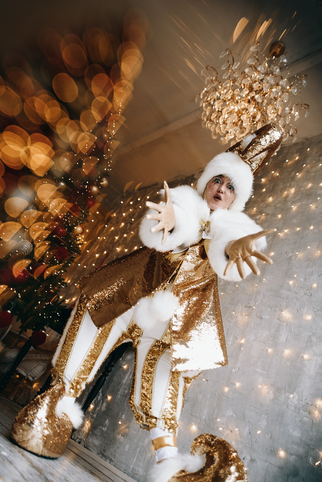 Новогодняя креативная фотосессия в Тюмени | Фотограф Дарья Мустафина. Портретный фотограф Тюмень Дарья Мустафина