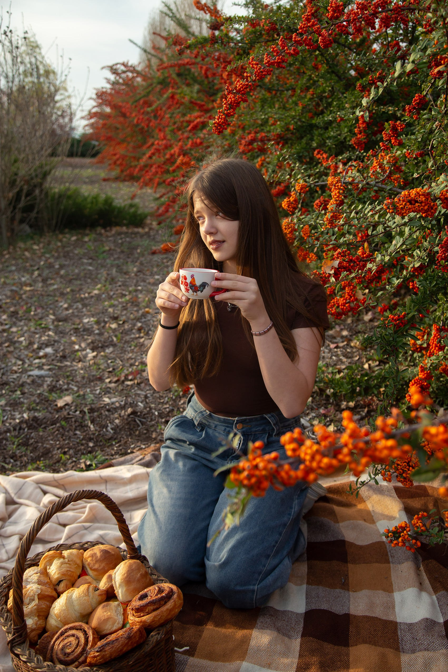 Осенняя фотосессия для девушки