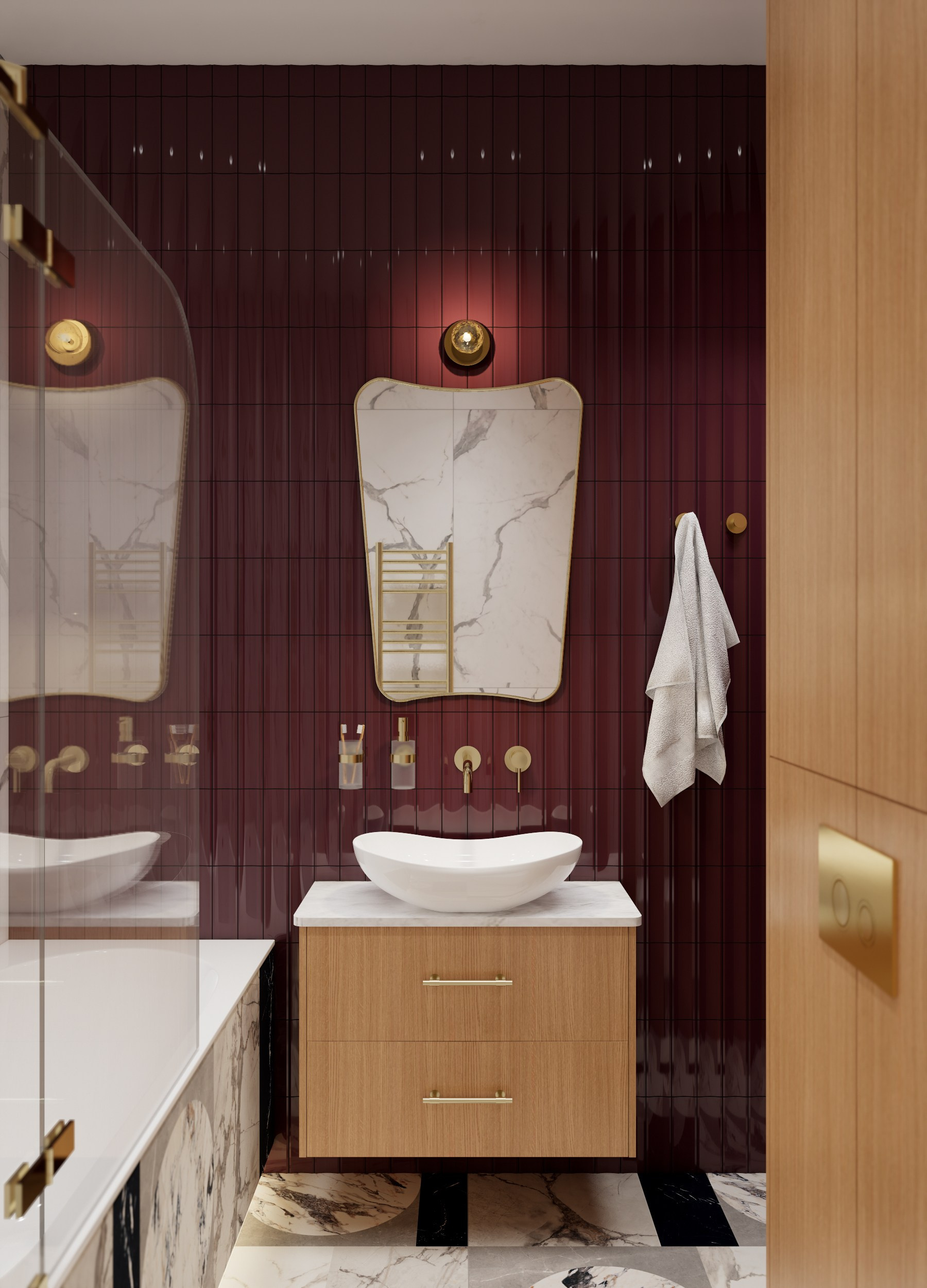 Визуализатор интерьера. SketchUp + Enscape. Емцова Елизавета