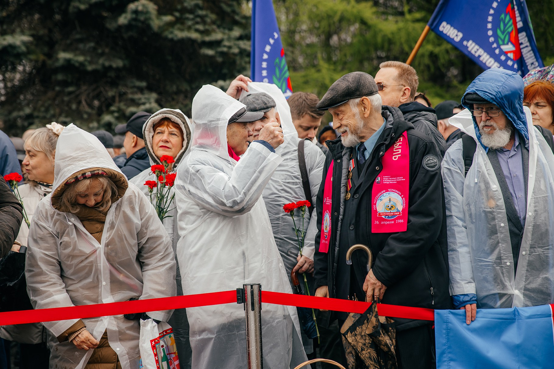 Акция памяти к 40-летию ликвидации катастрофы на Чернобыльской АЭС прошла на Поклонной горе. Фото и видео проект о героях ВОВ, Чернобыльцах, Афганцах