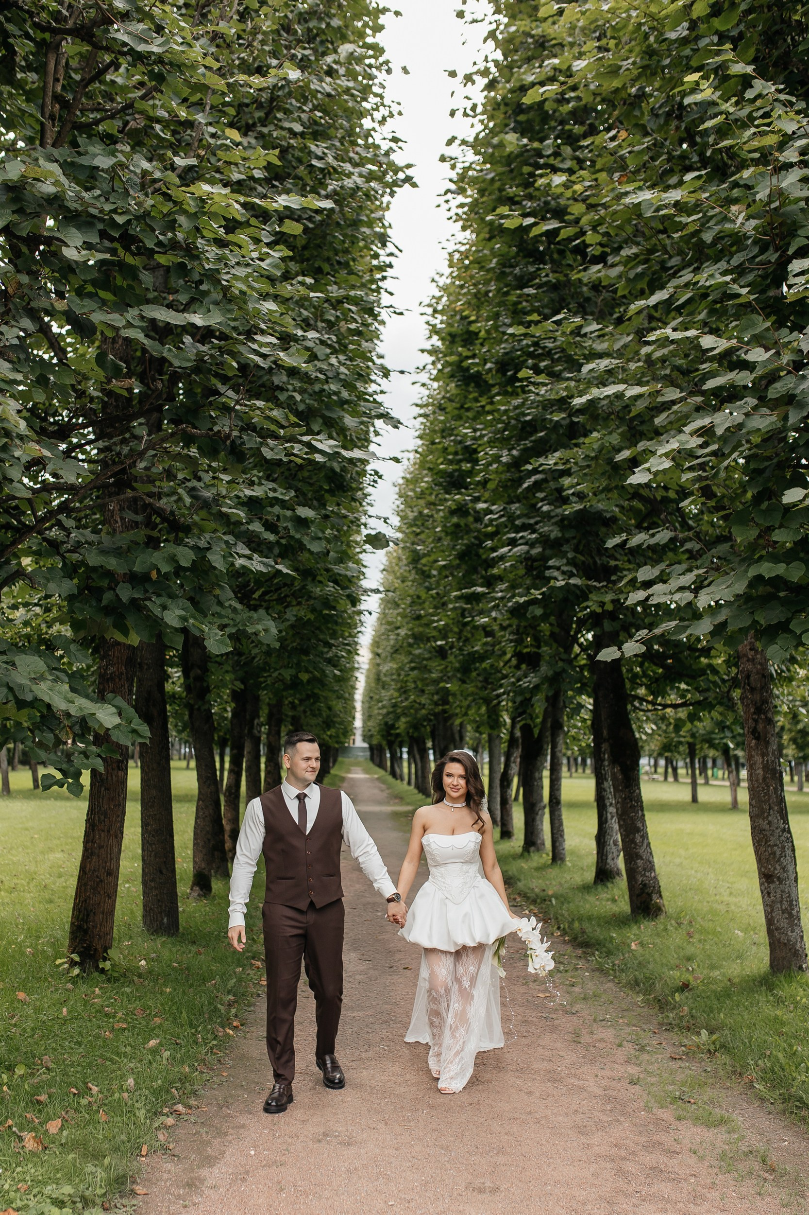 Свадебная прогулка в усадьбе Архангельское