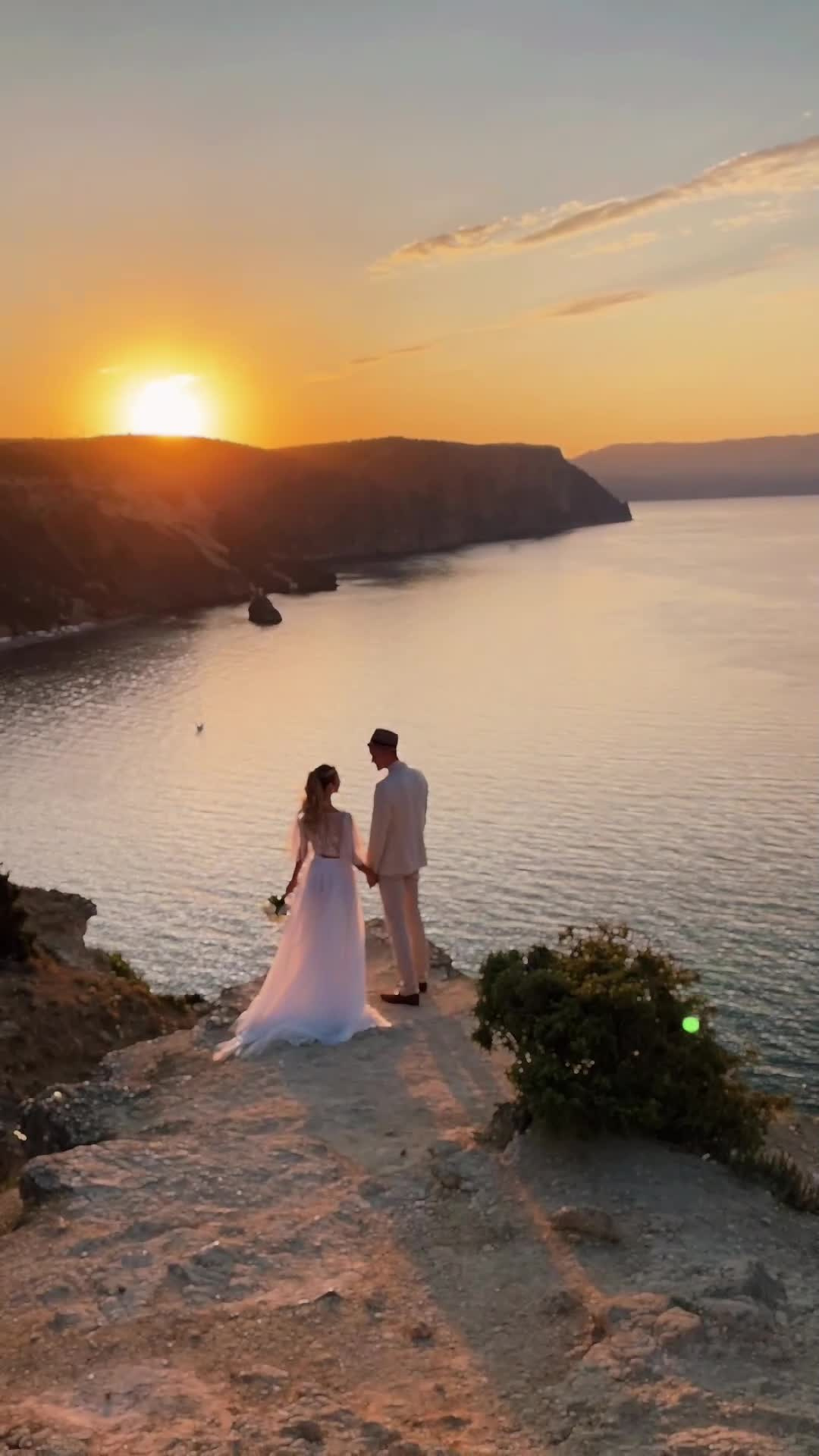 Исходники Свадьба у обрыва с видом на море и горы