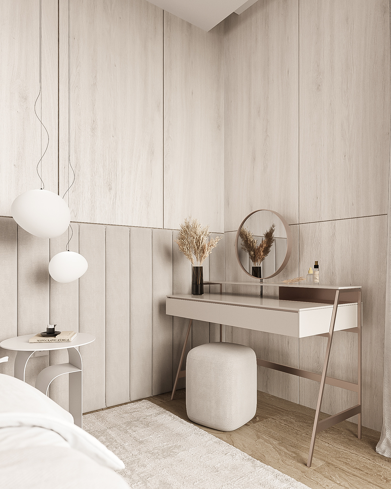 Dubai / VOLANTE TOWER /Guest bedroom. 3D visualization | interior decoration