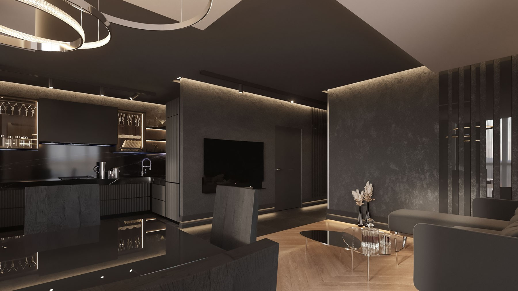 Дизайн-проект трехкомнатной квартиры