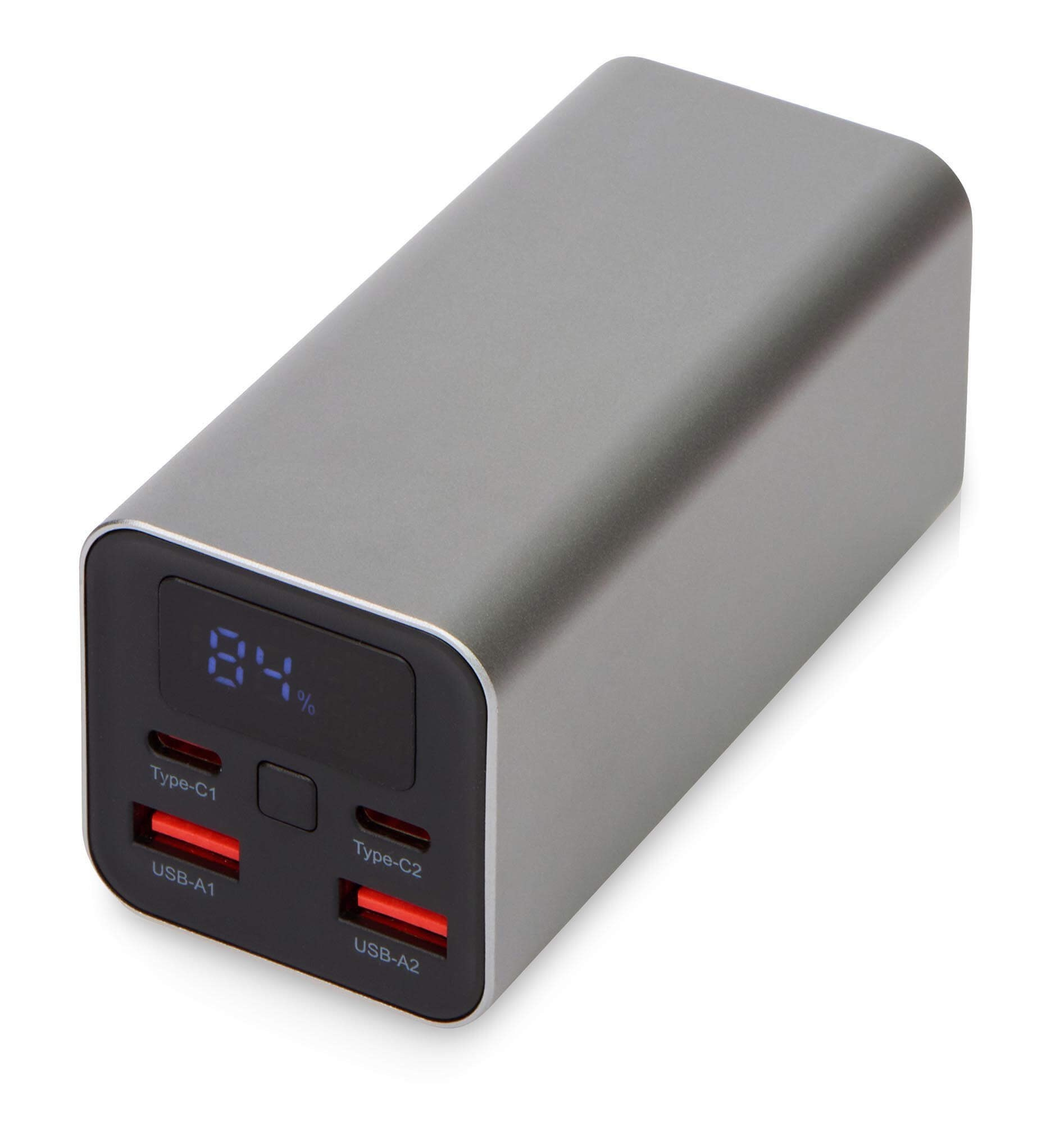 Powerbank для ноутбуков на белом фоне