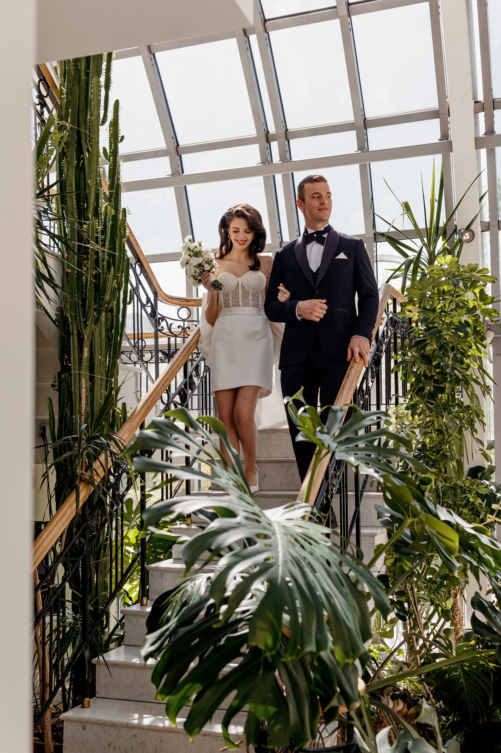 Свадебная фотосессия в «Оранжерее» в Усадьбе Державина в Спб