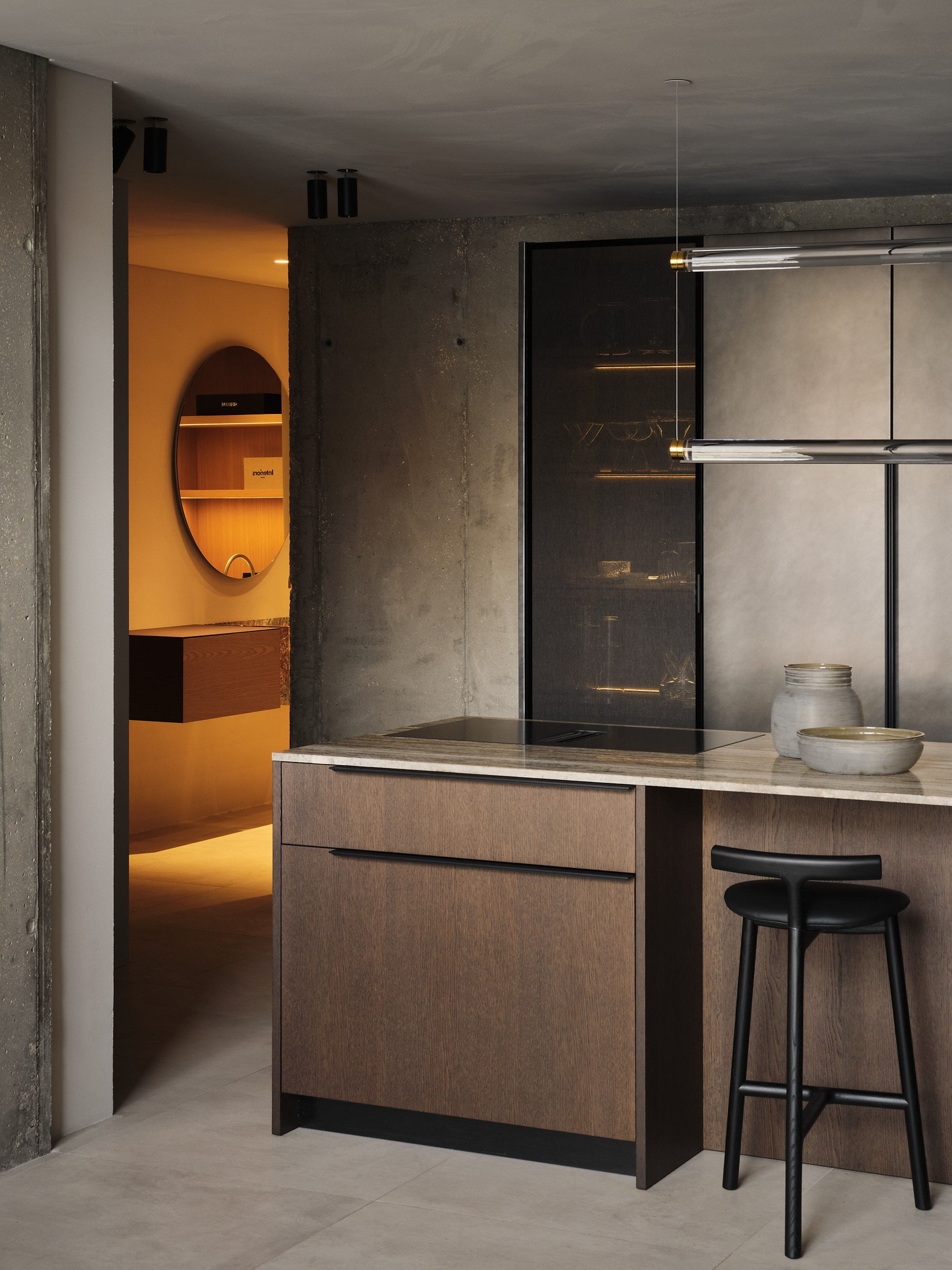 MANU Interior showroom in Saratov Russia designed by QUADRUM STUDIO