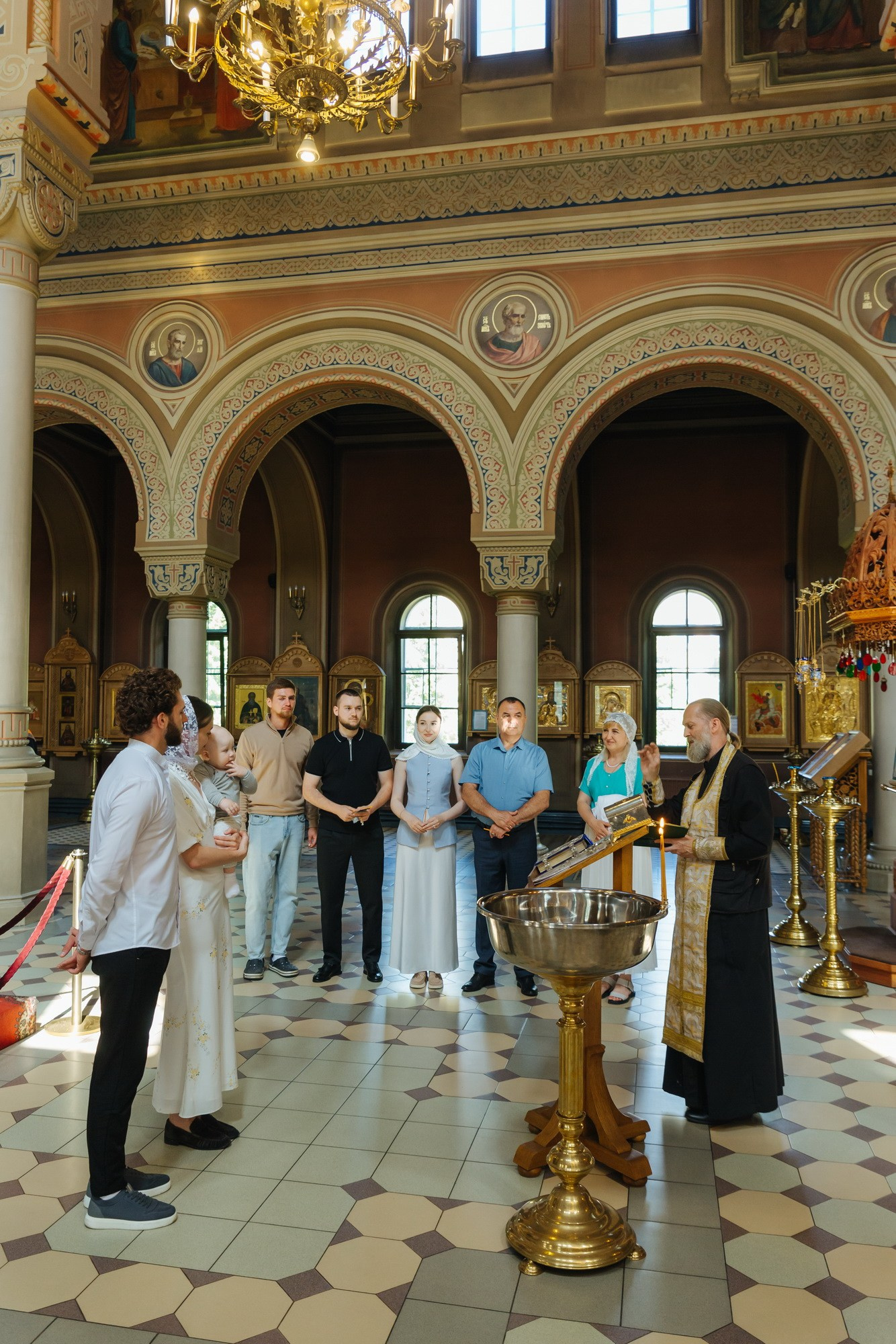 Крещение в Соборе Владимирской иконы Божией Матери г. Кронштадт