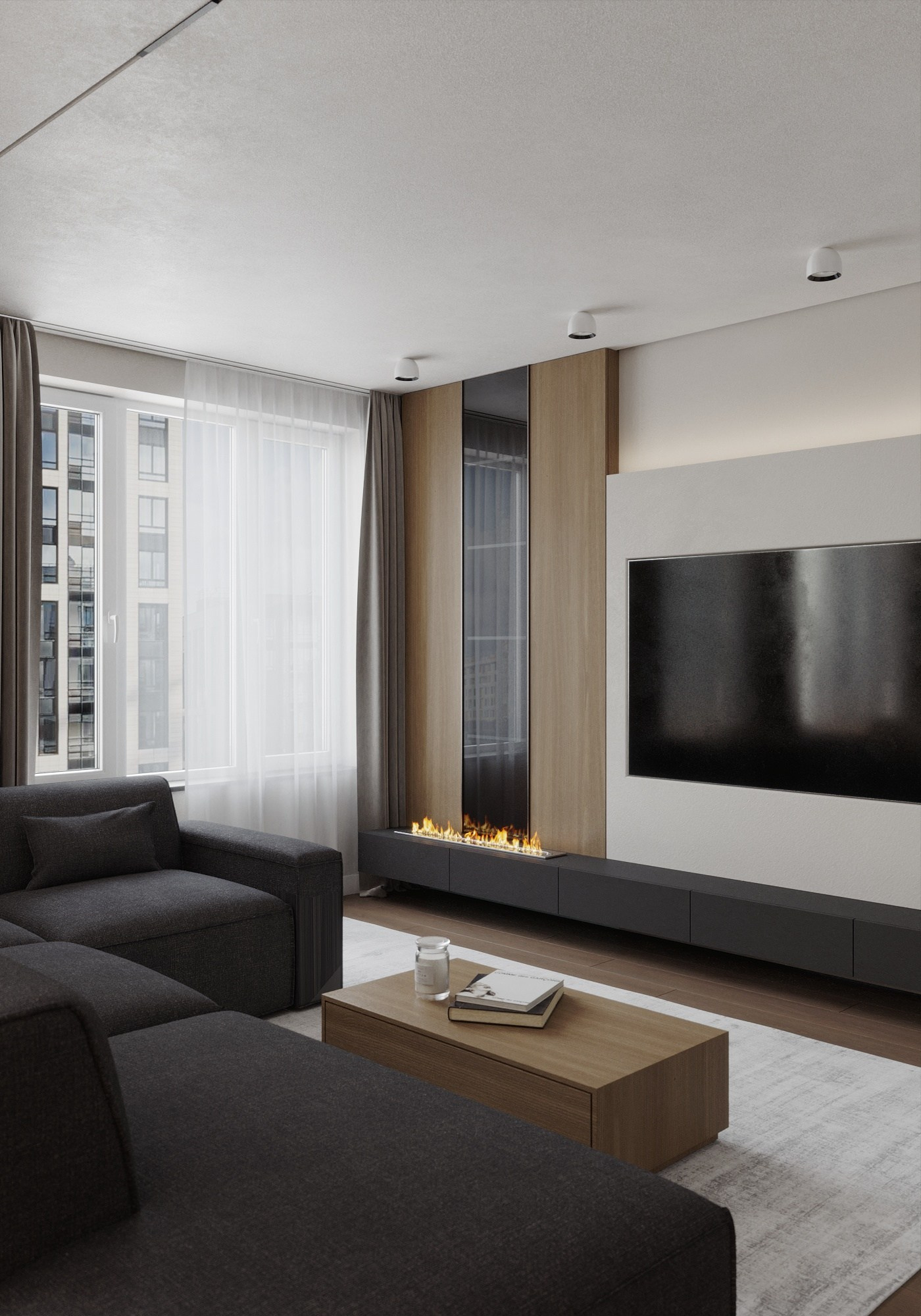 //квартира 80 м². Студия дизайна интерьера ESLI.BURO