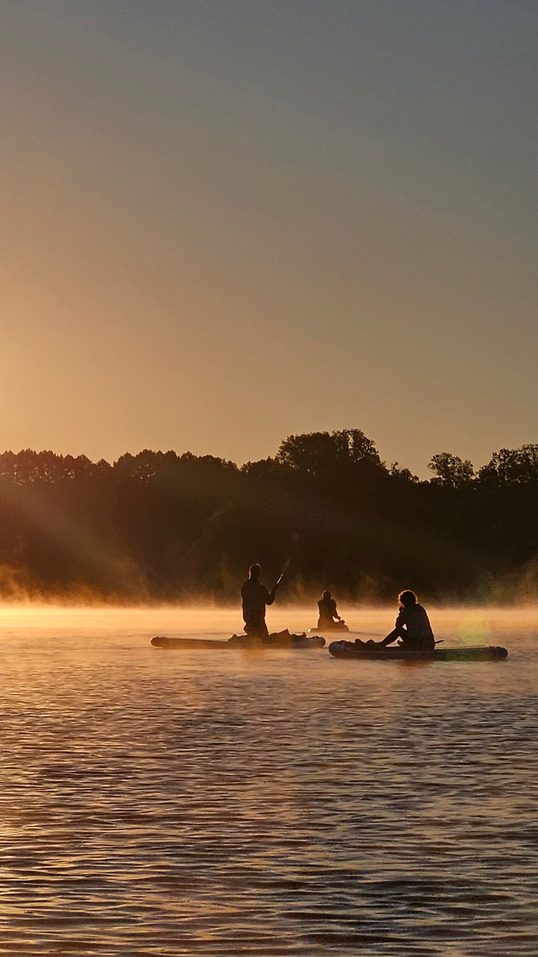 Рассвет на сапах в Сипайловских карьерах