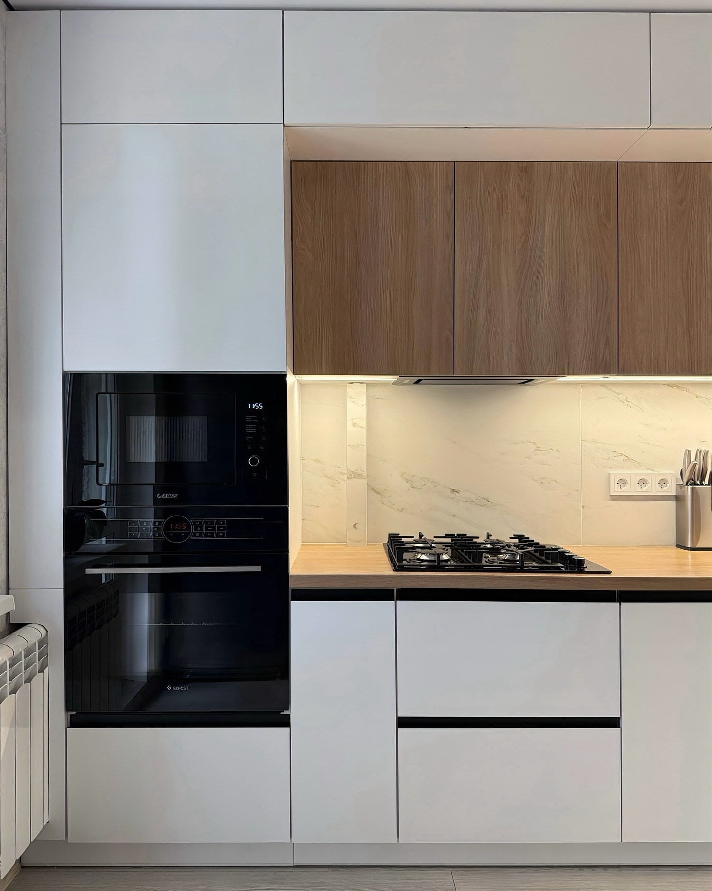 Белая кухня — дизайн-проект | OXY Design. Дизайн интерьера, мебели и ландшафта на КМВ | OXY Design